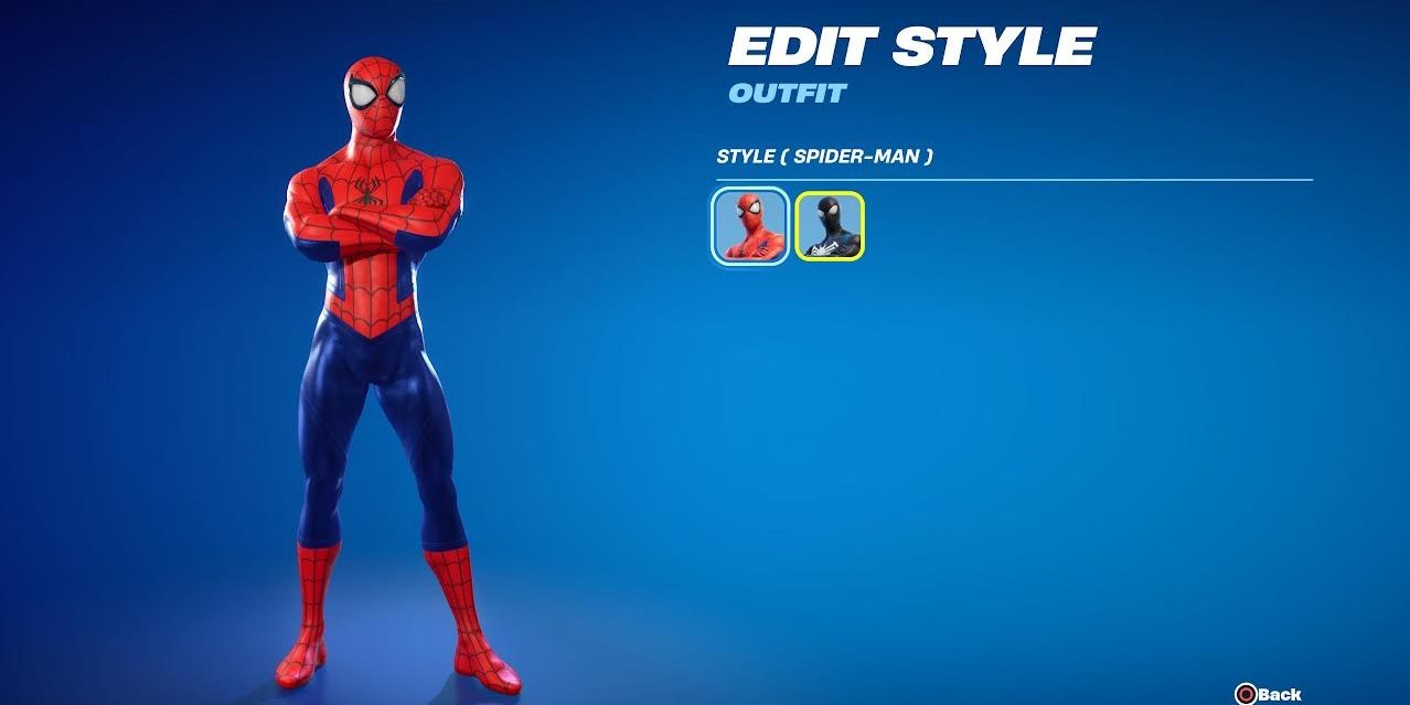 spider-man skin in fortnite