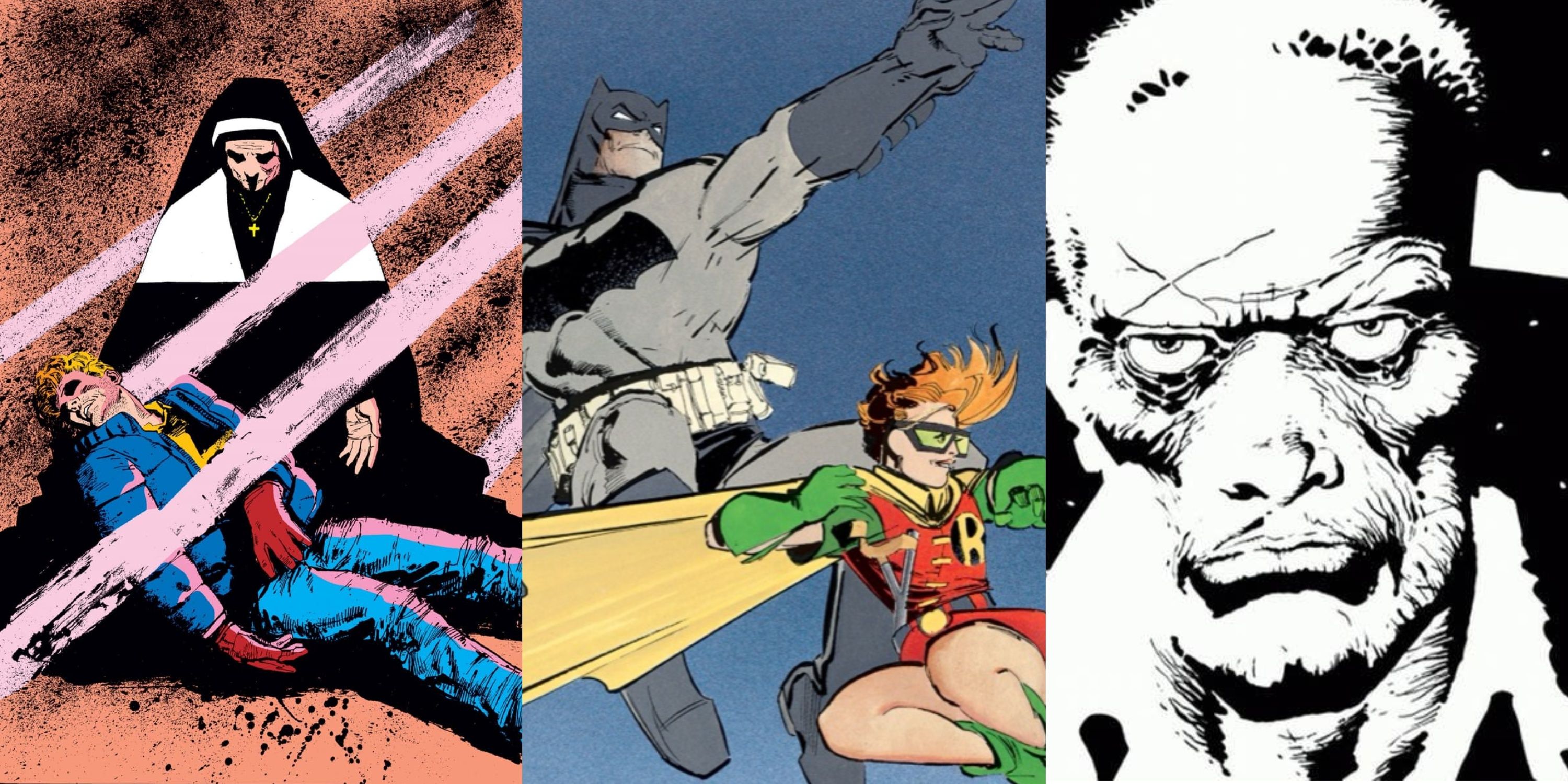 daredevil born again, dark knight returns, sin city