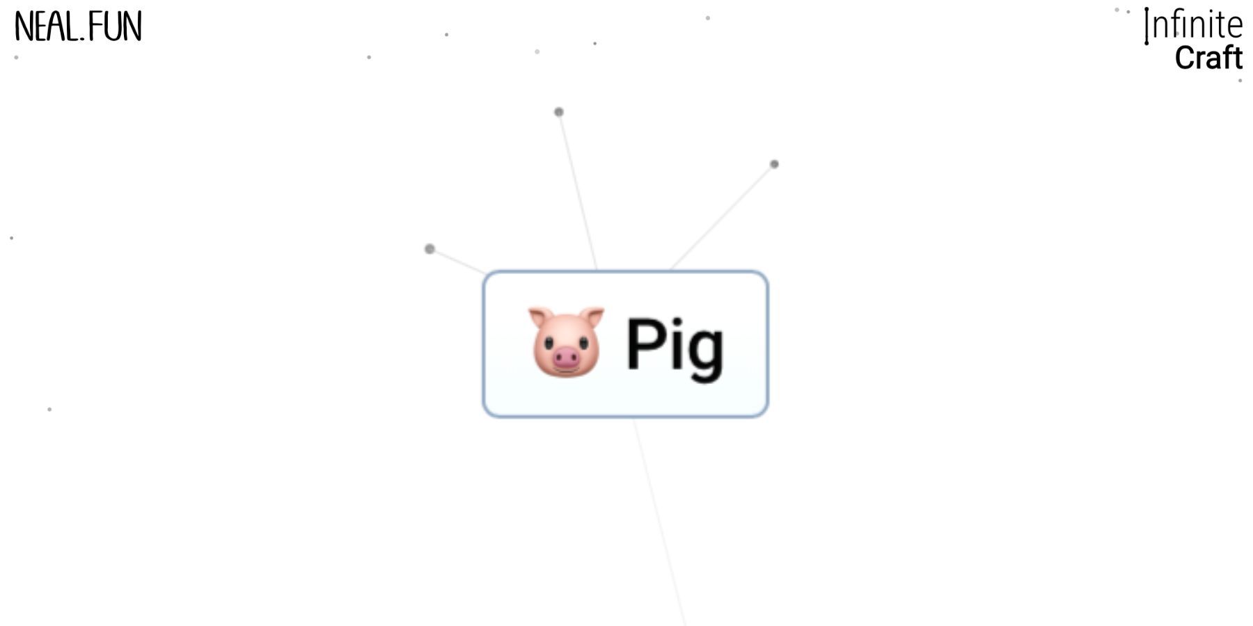 Pig in Infinite Craft