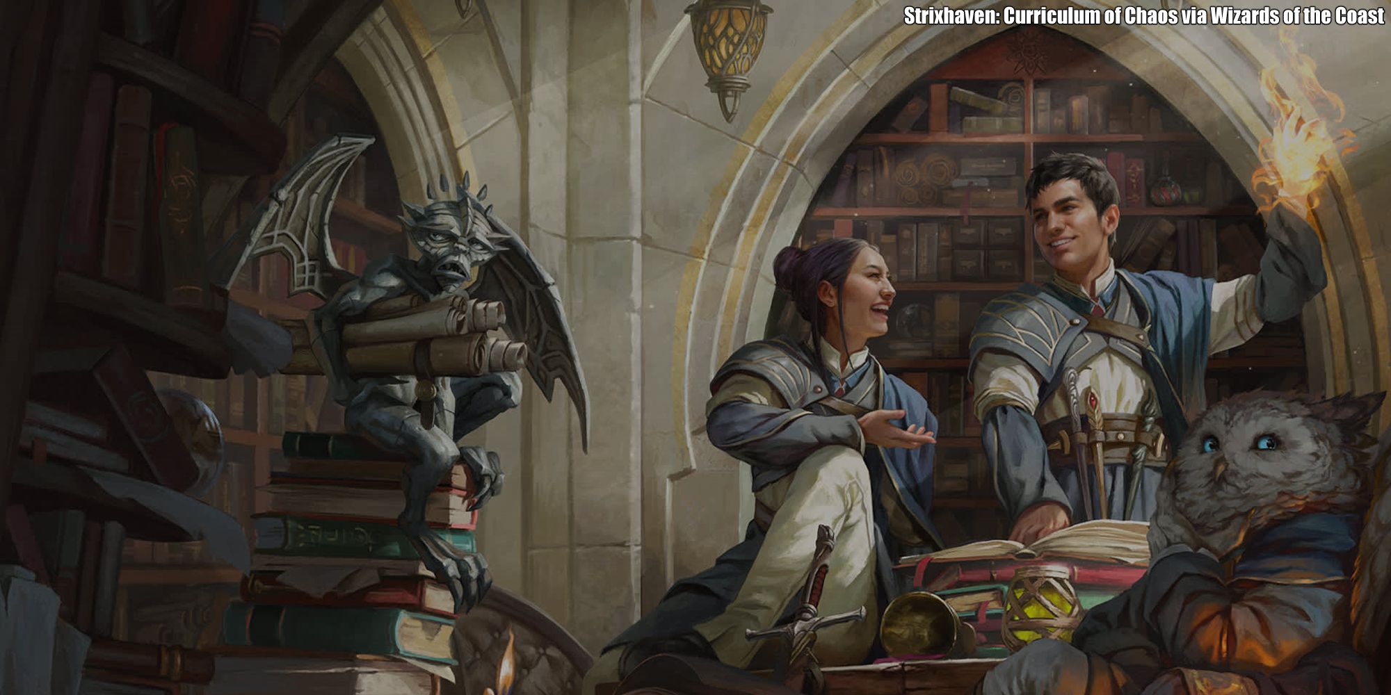 D&D Beings Surrounded By Books And Knowledge