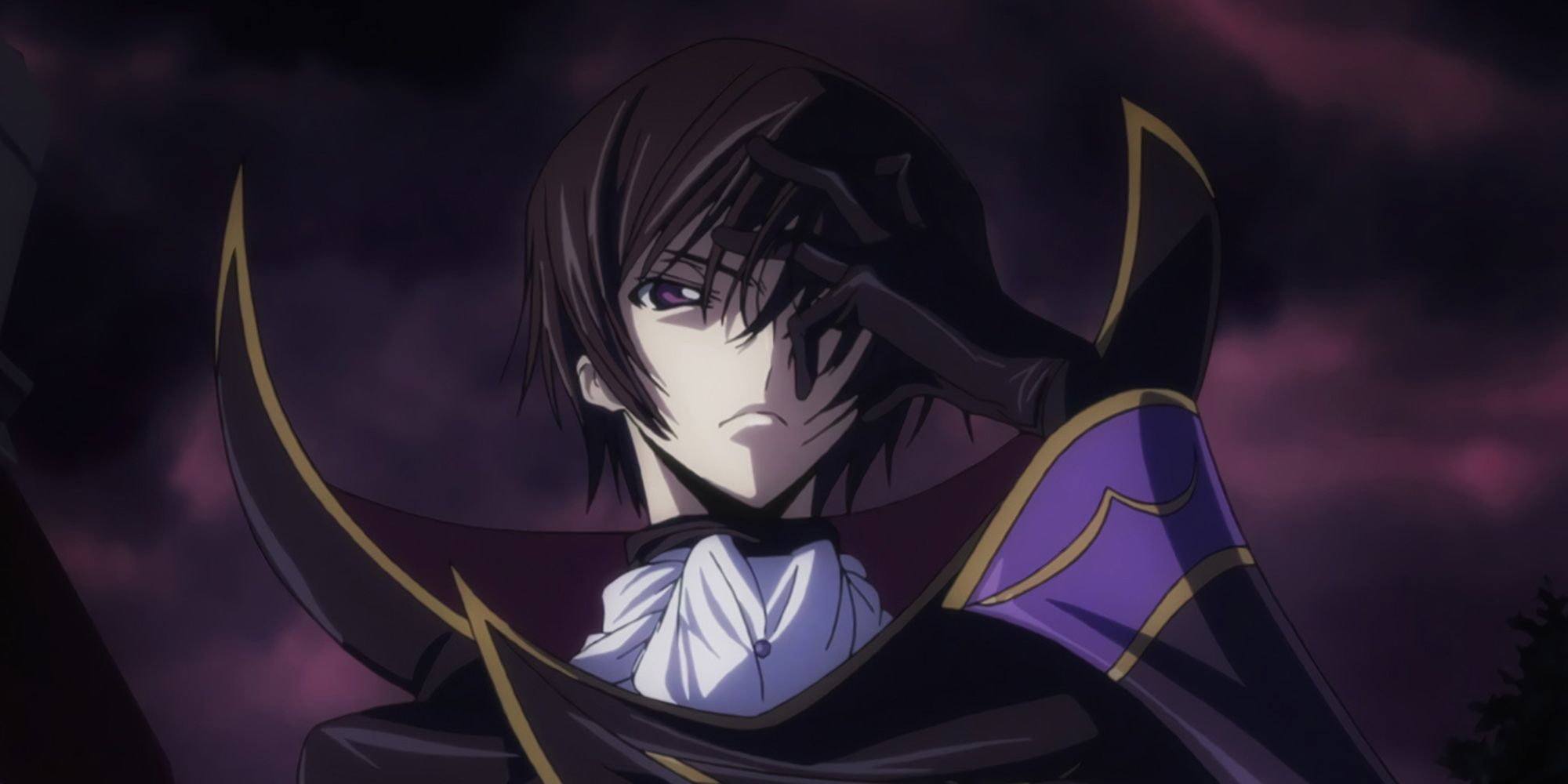 Code Geass Lelouch Looking Very Evil.