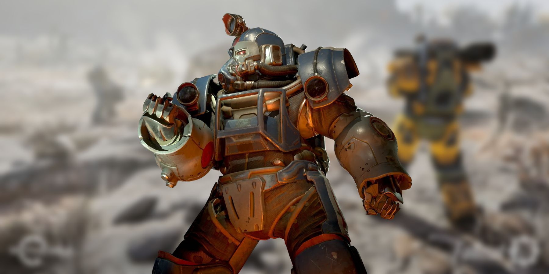 image showing the excavator armor in fallout 76.