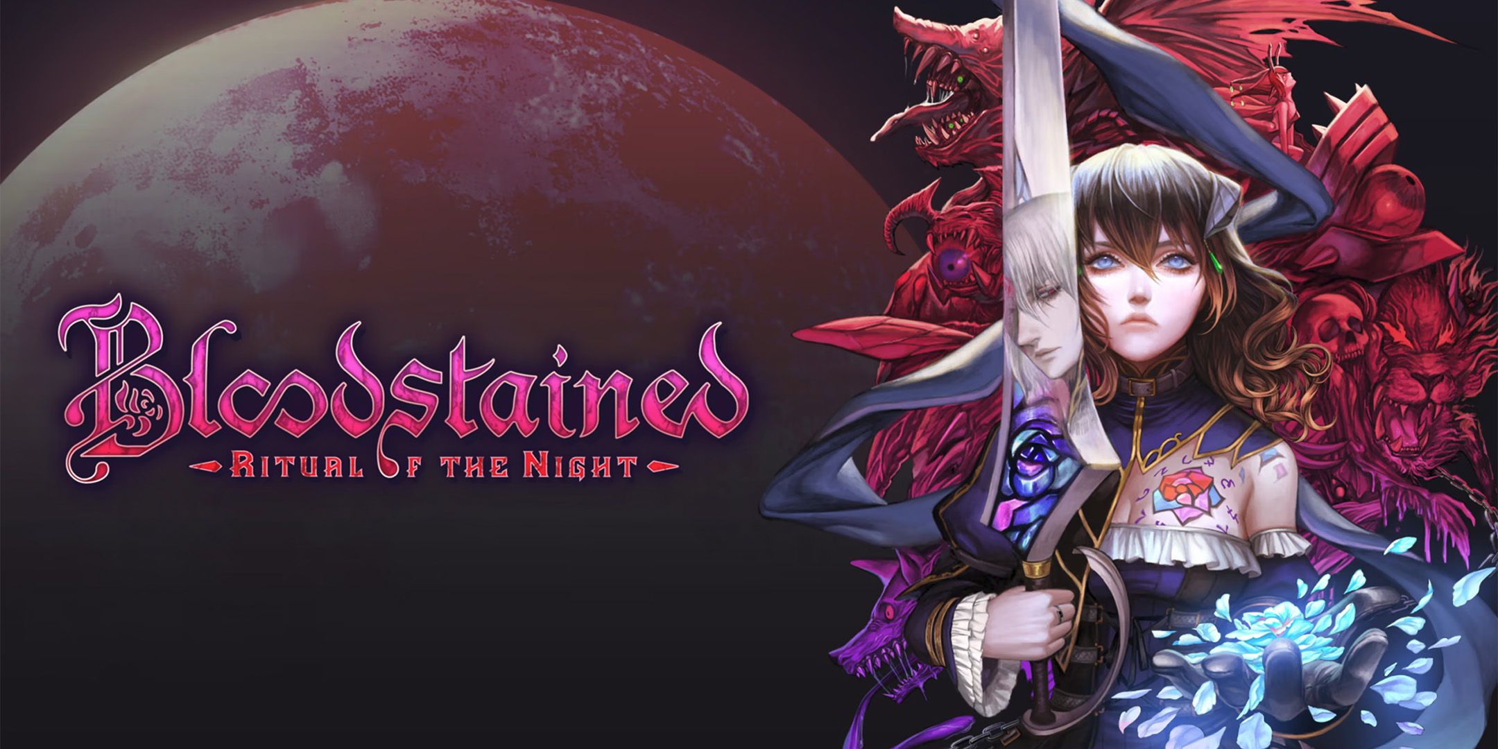 Miriam holding a sword in Bloodstained: Ritual of the Night.