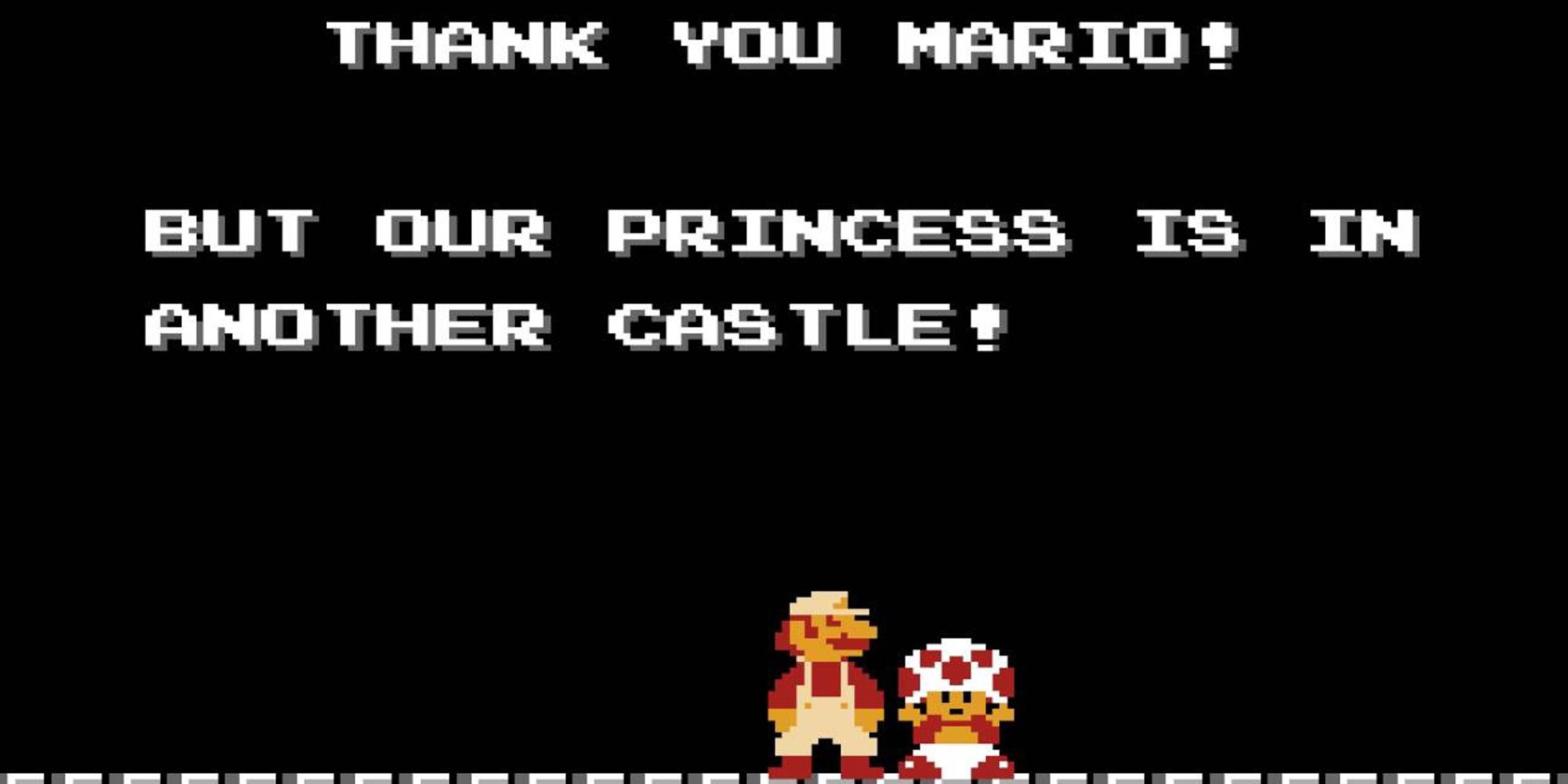 Princess is in another castle.