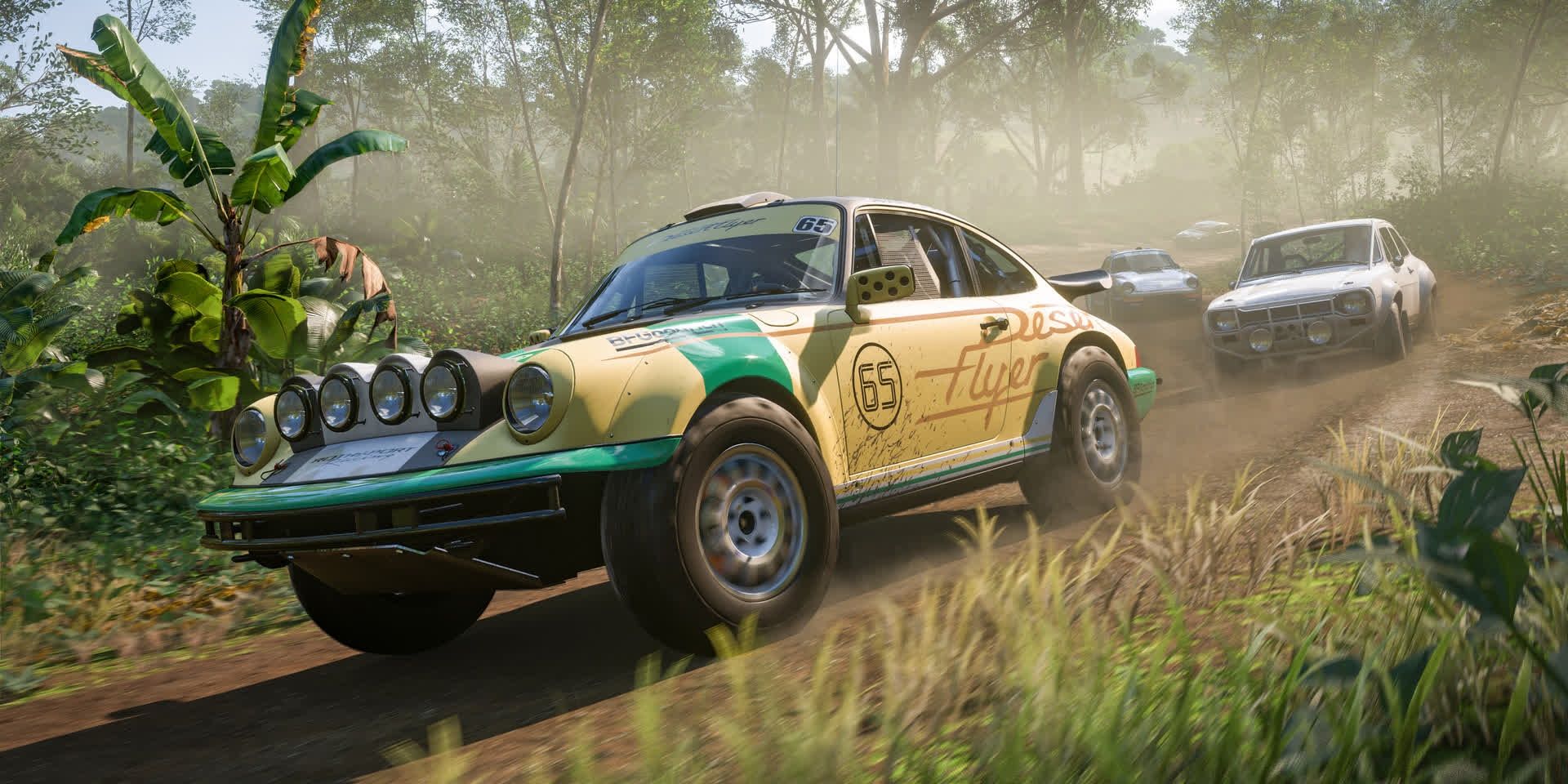 A screenshot showing gameplay in Forza Horizon 5