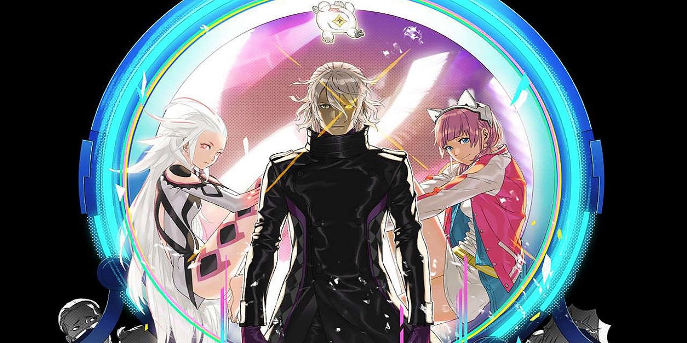 The main characters facing the camera in AI: The Somnium Files