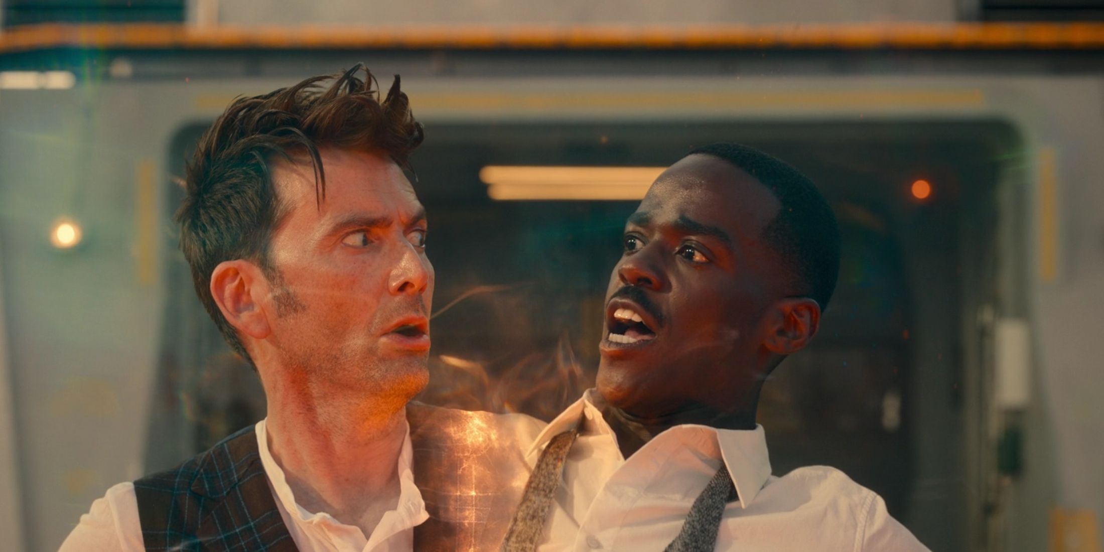 David Tennant and Ncuti Gatwa in Doctor Who