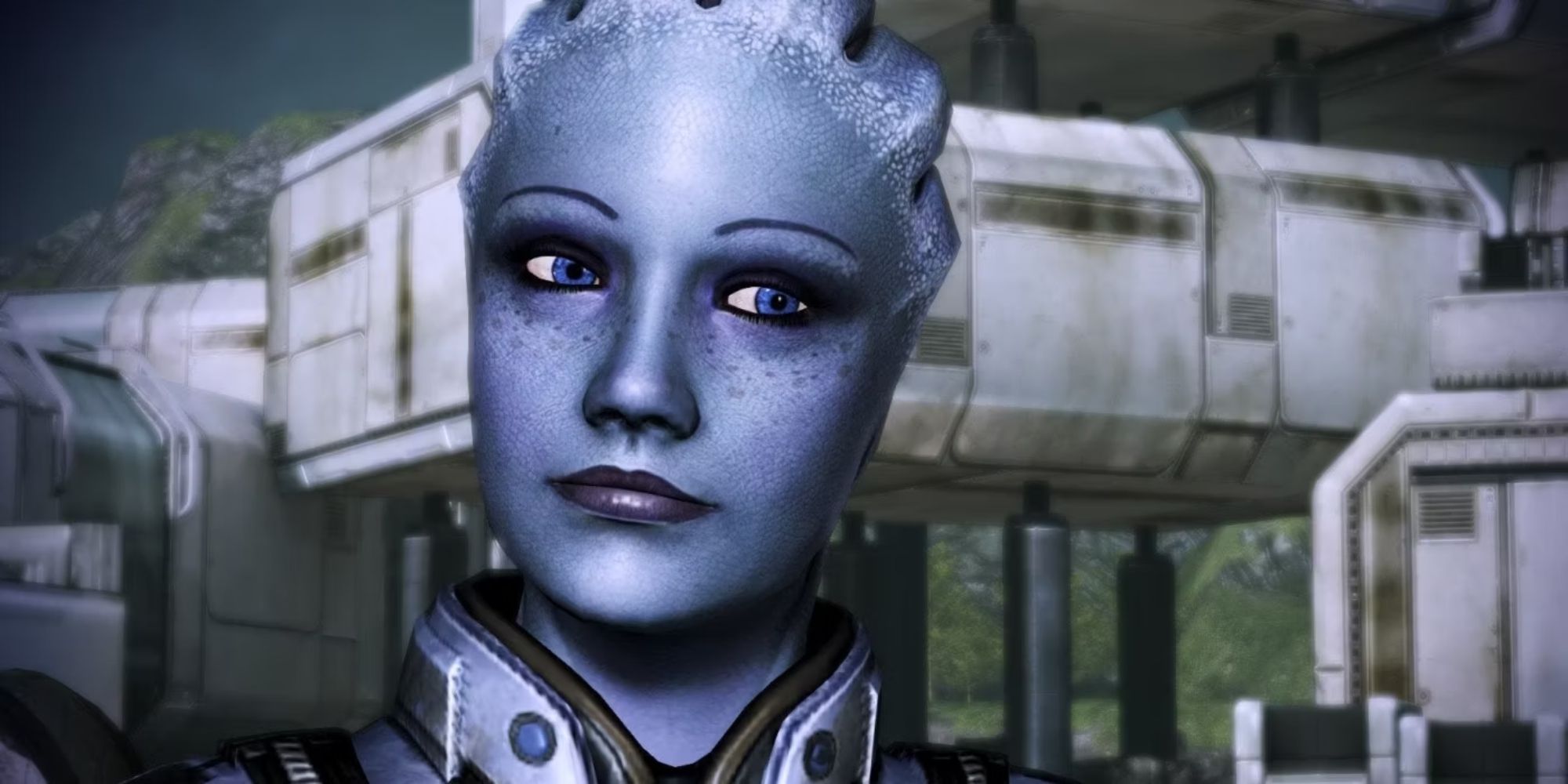 Mass Effect 3 close-up of Liara T'Soni.