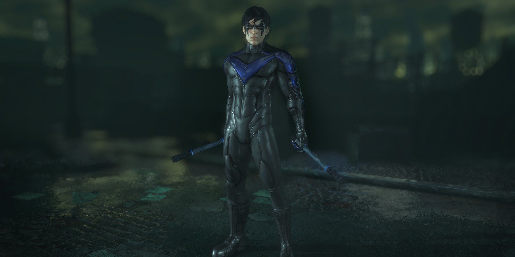 Nightwing in Batman Arkham City