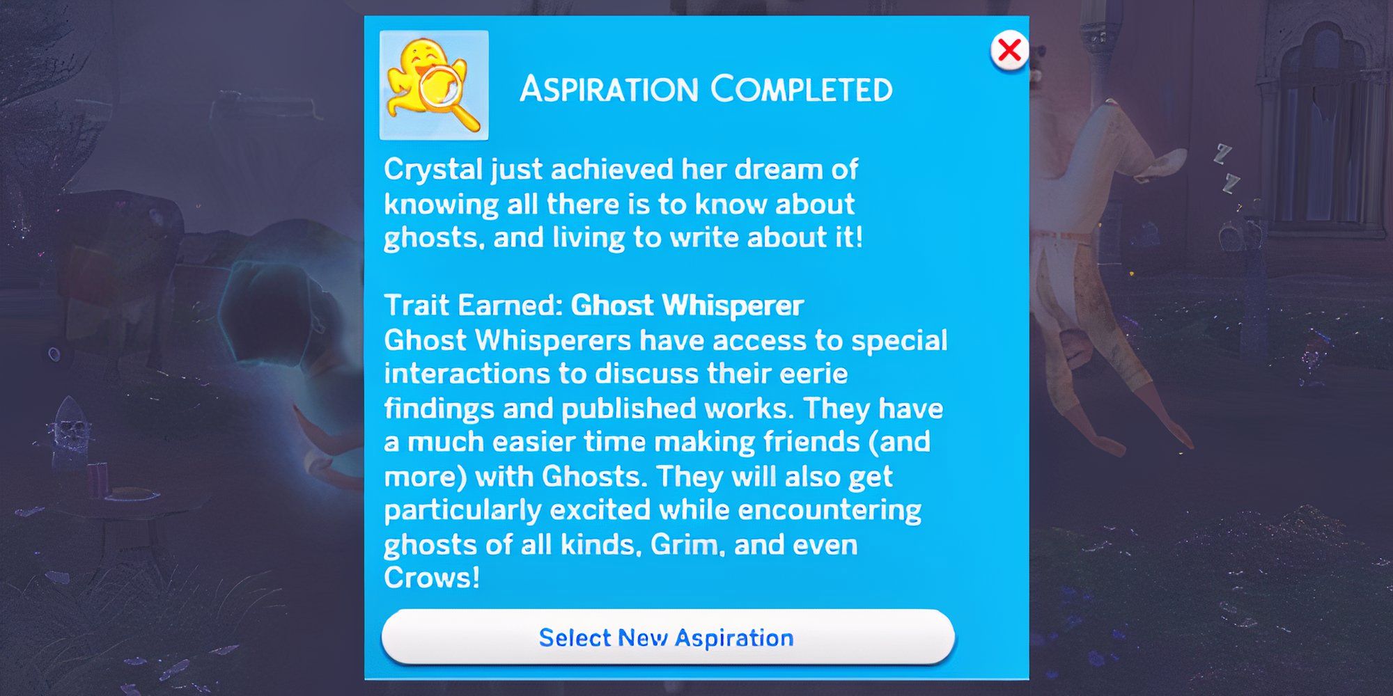 Ghost Historian Aspiration Reward The Sims 4