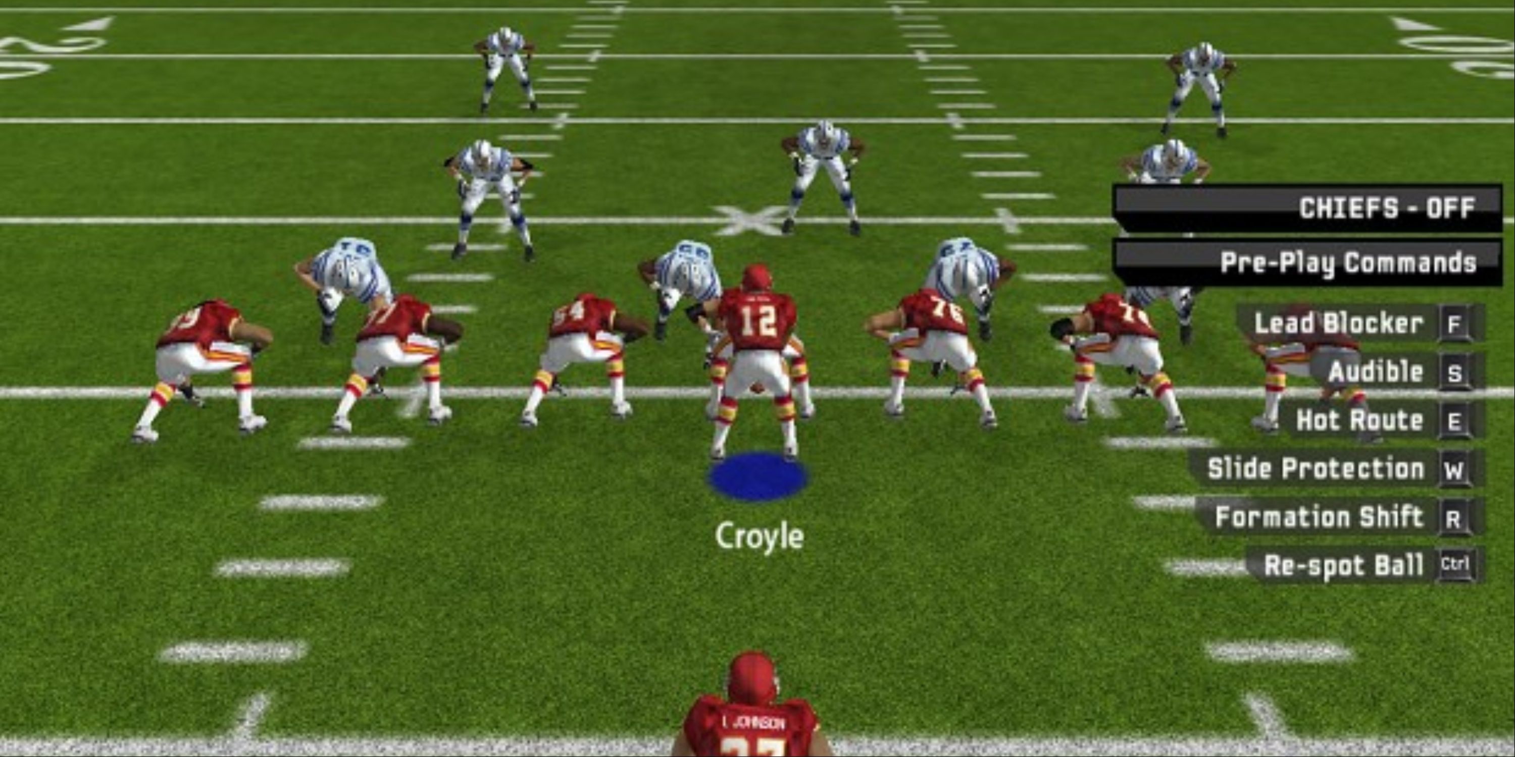 Madden NFL 08 Kansas City Chiefs Gameplay Before A Play Is In Motion.