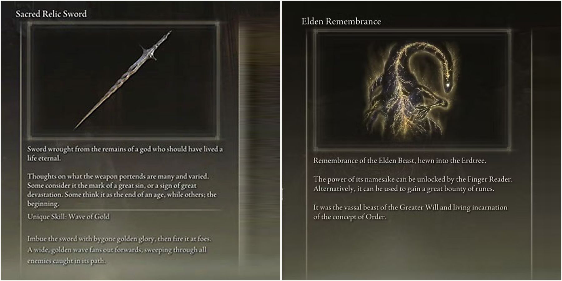 sacred relic sword in elden ring