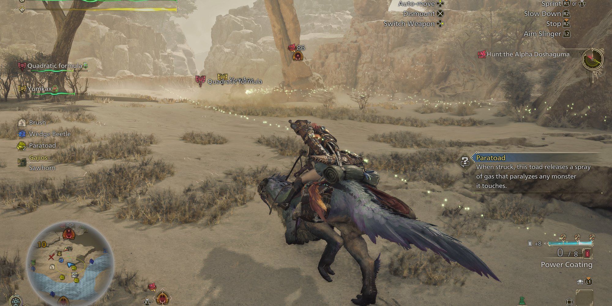 Following a monster trail in Monster Hunter Wilds