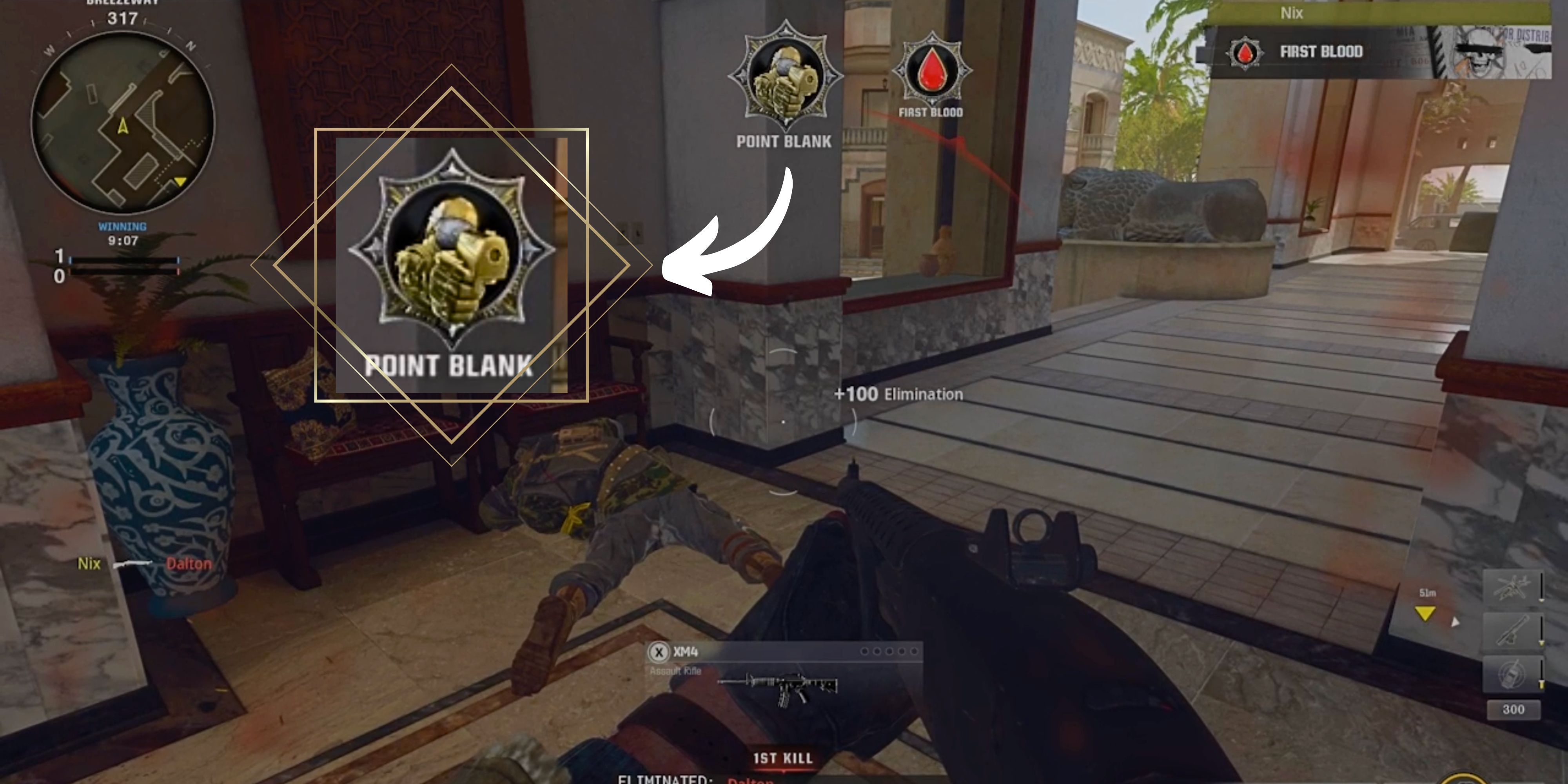 the point blank kill badge in cod bo6.