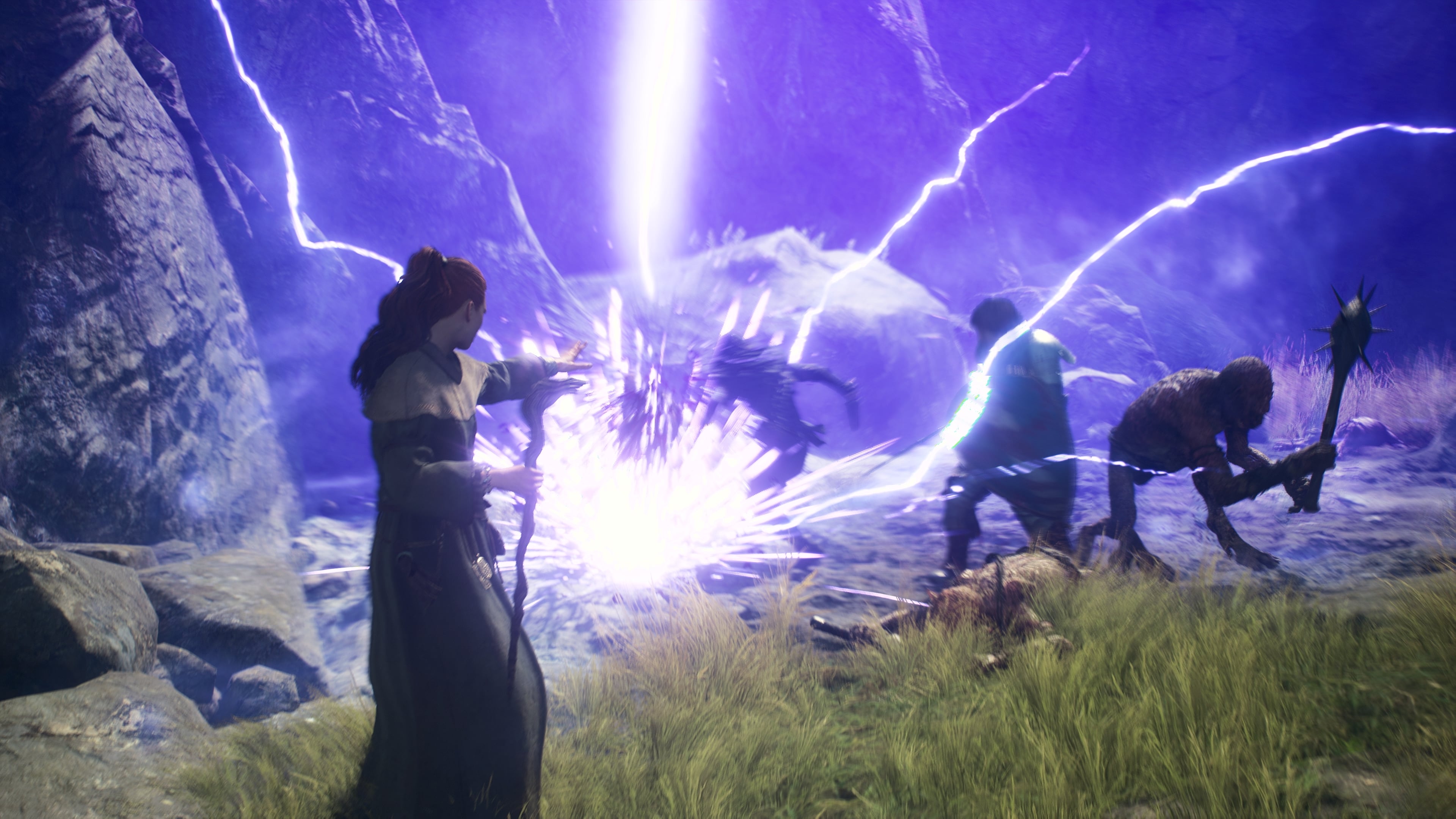 Dragon's Dogma 2 screenshot of a mage in combat