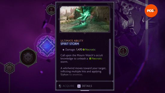 tooltip for spirit storm ultimate in dragon age veilguard