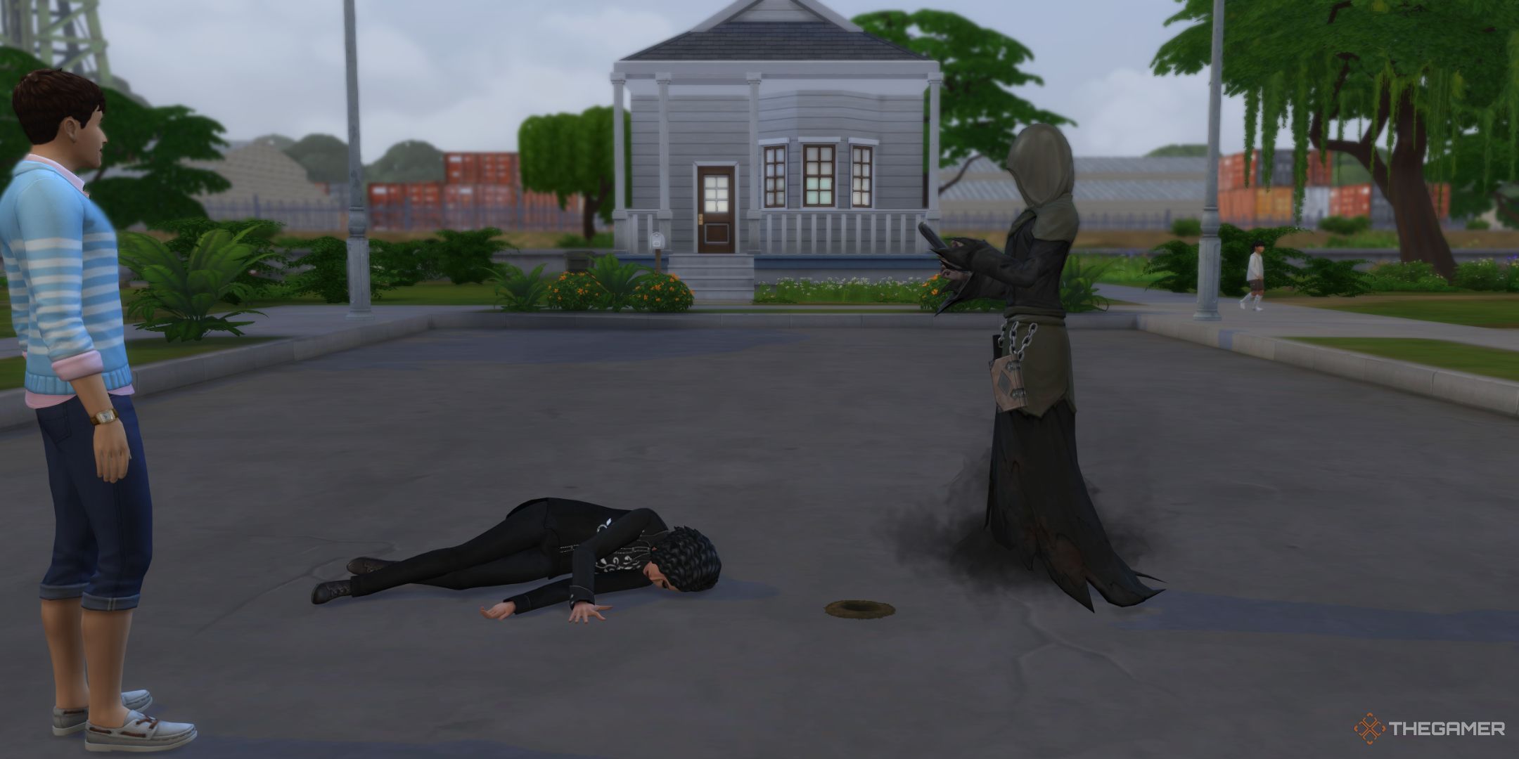 The Sims 4 grim coming for a dead sim-1