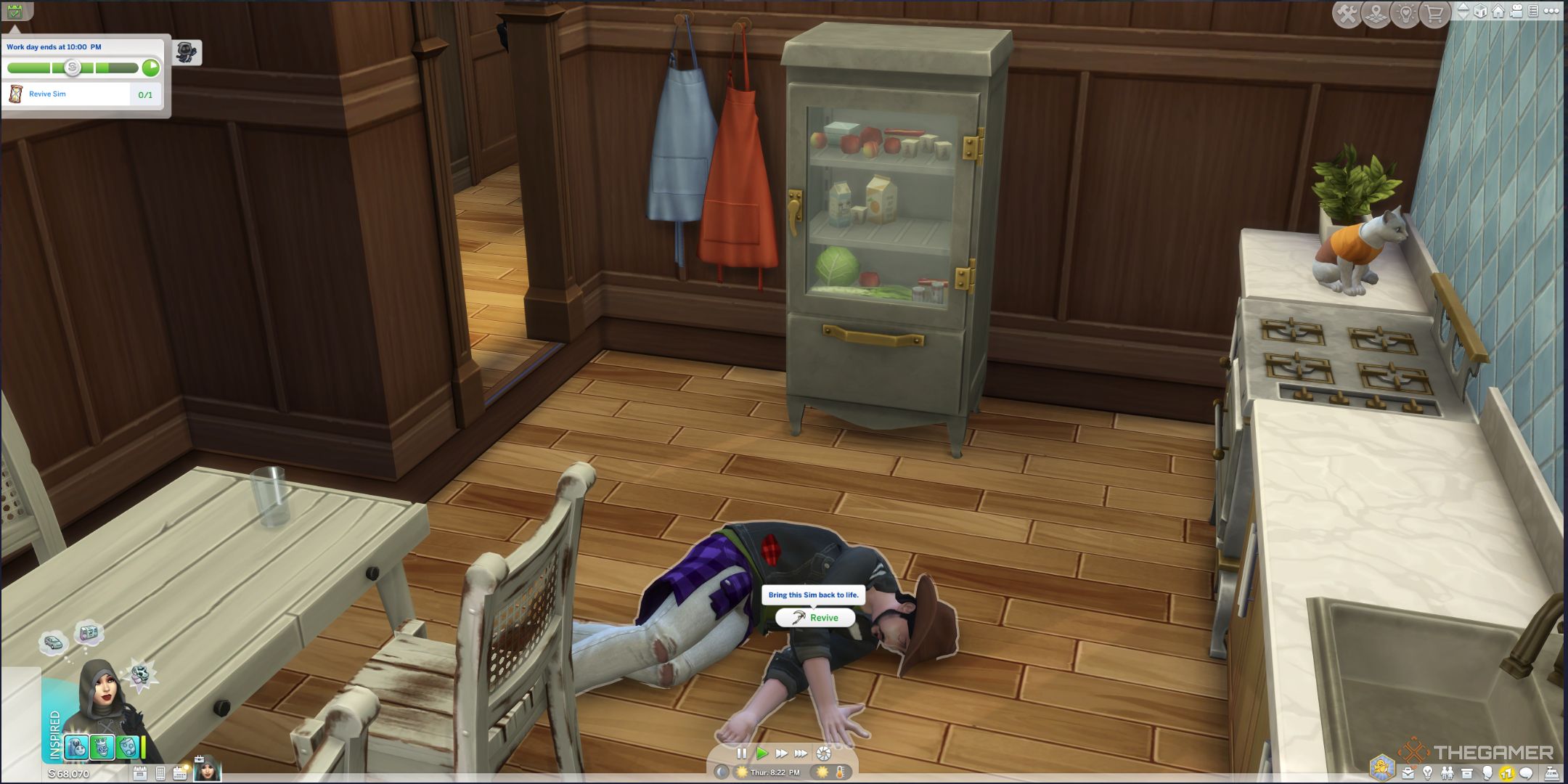 The Sims 4 Life and Death reviving a sim after plea bargain