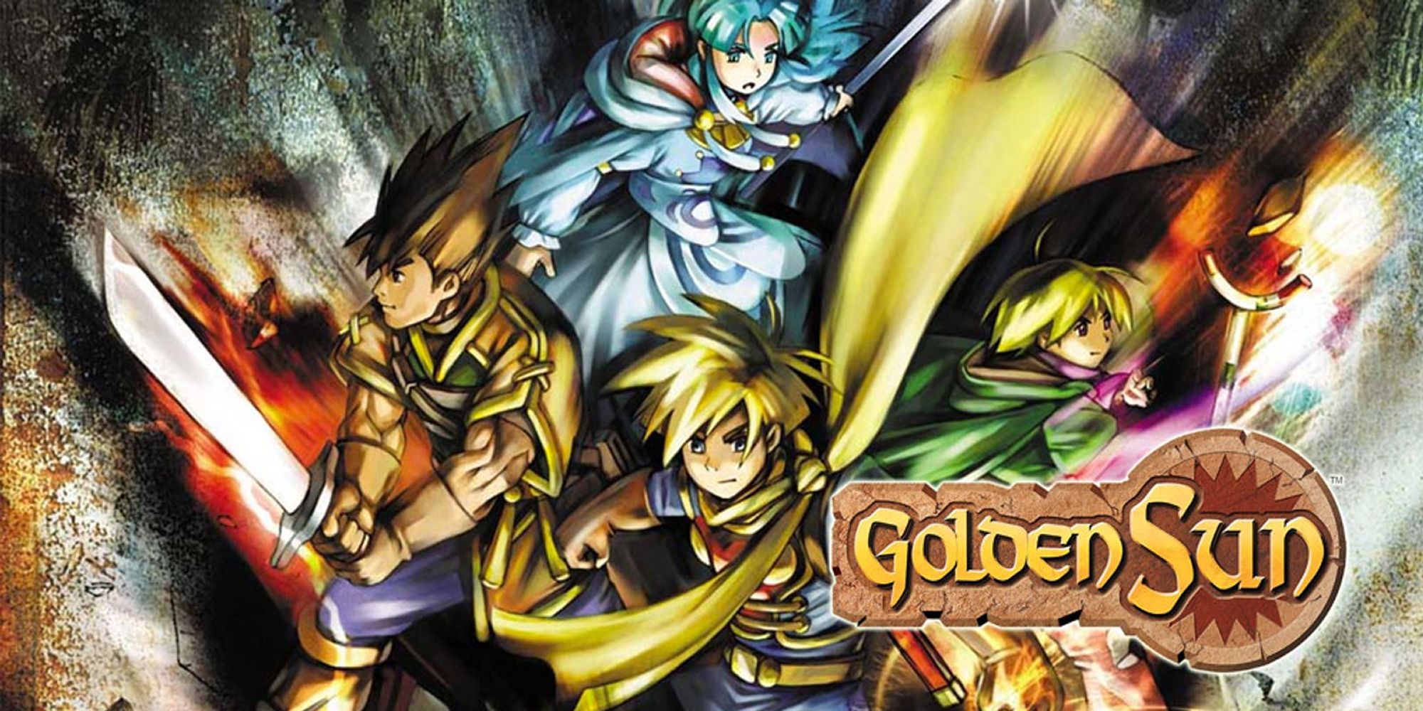 Golden Sun Title Page.