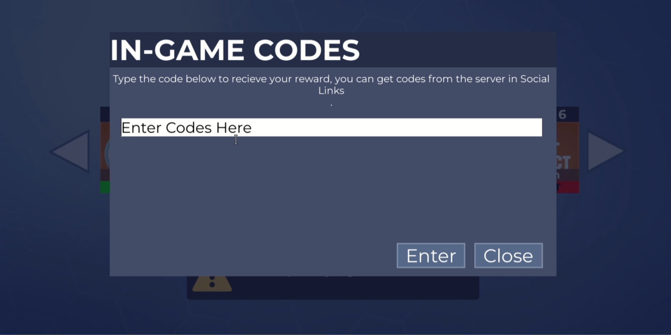 Fortblox the codes tab