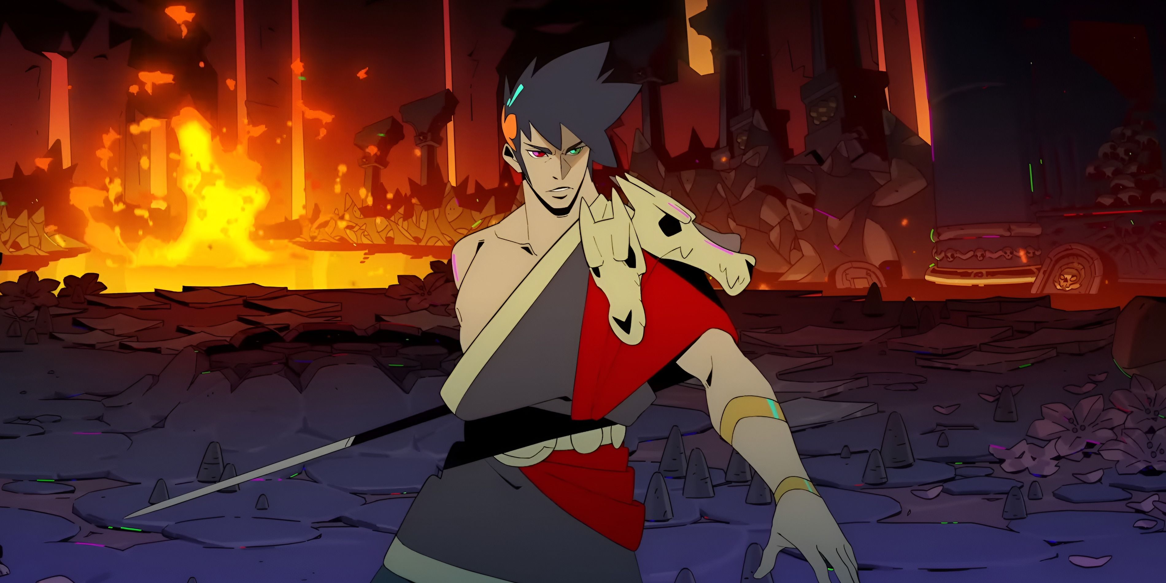 hades zagreus standing with sword hades promo art