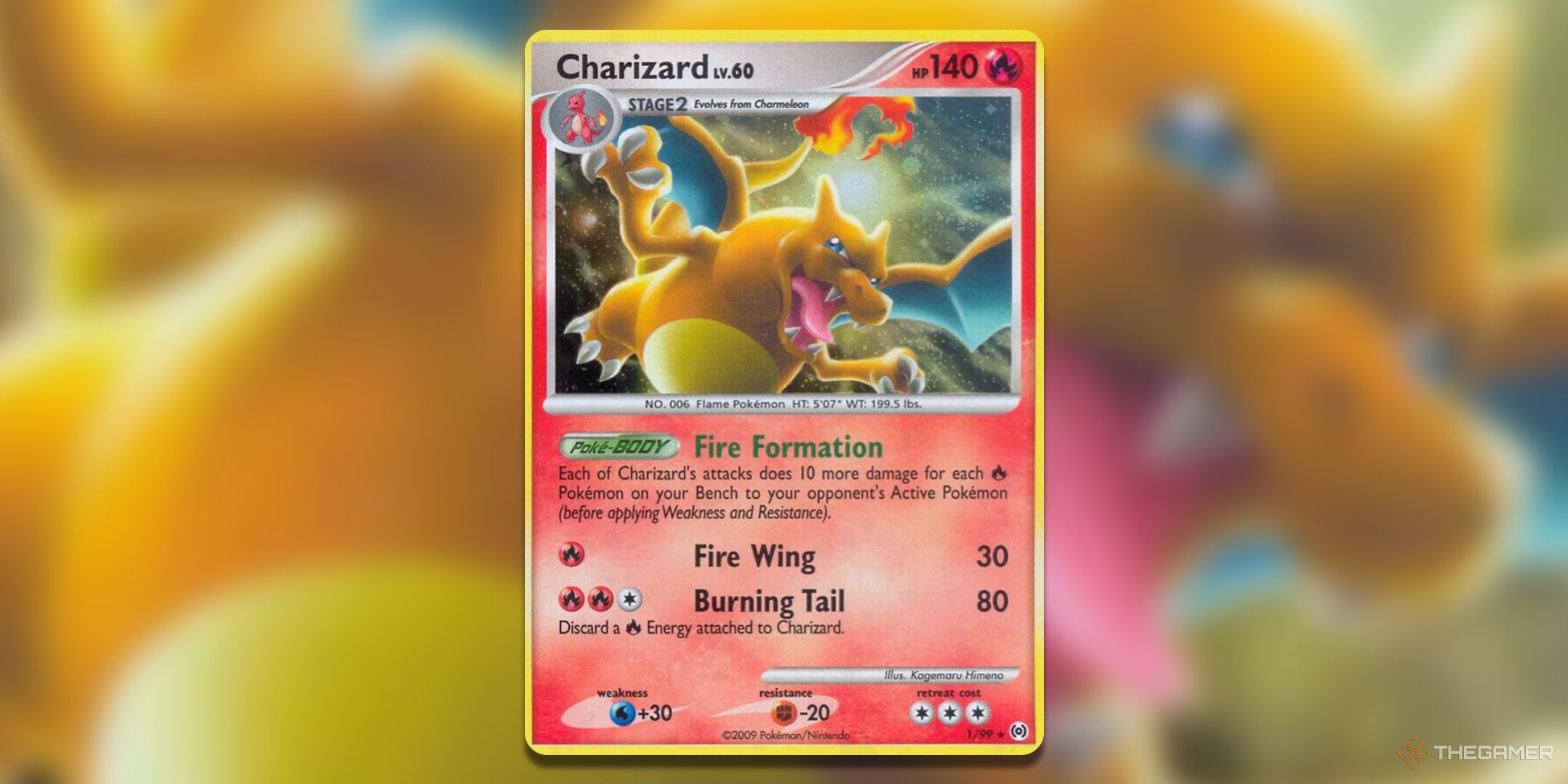 Arceus Set Charizard Pokemon TCG Card Art.