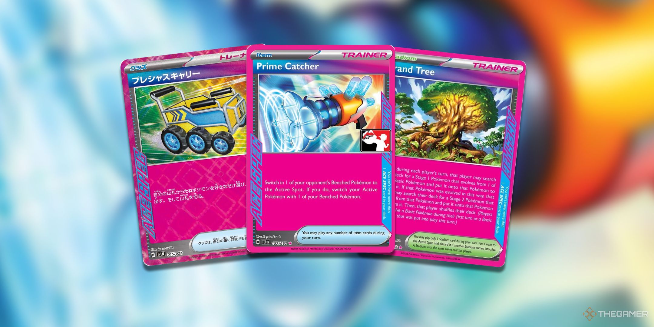 A collage of Good Ace Spec Pokemon TCG Card Art.