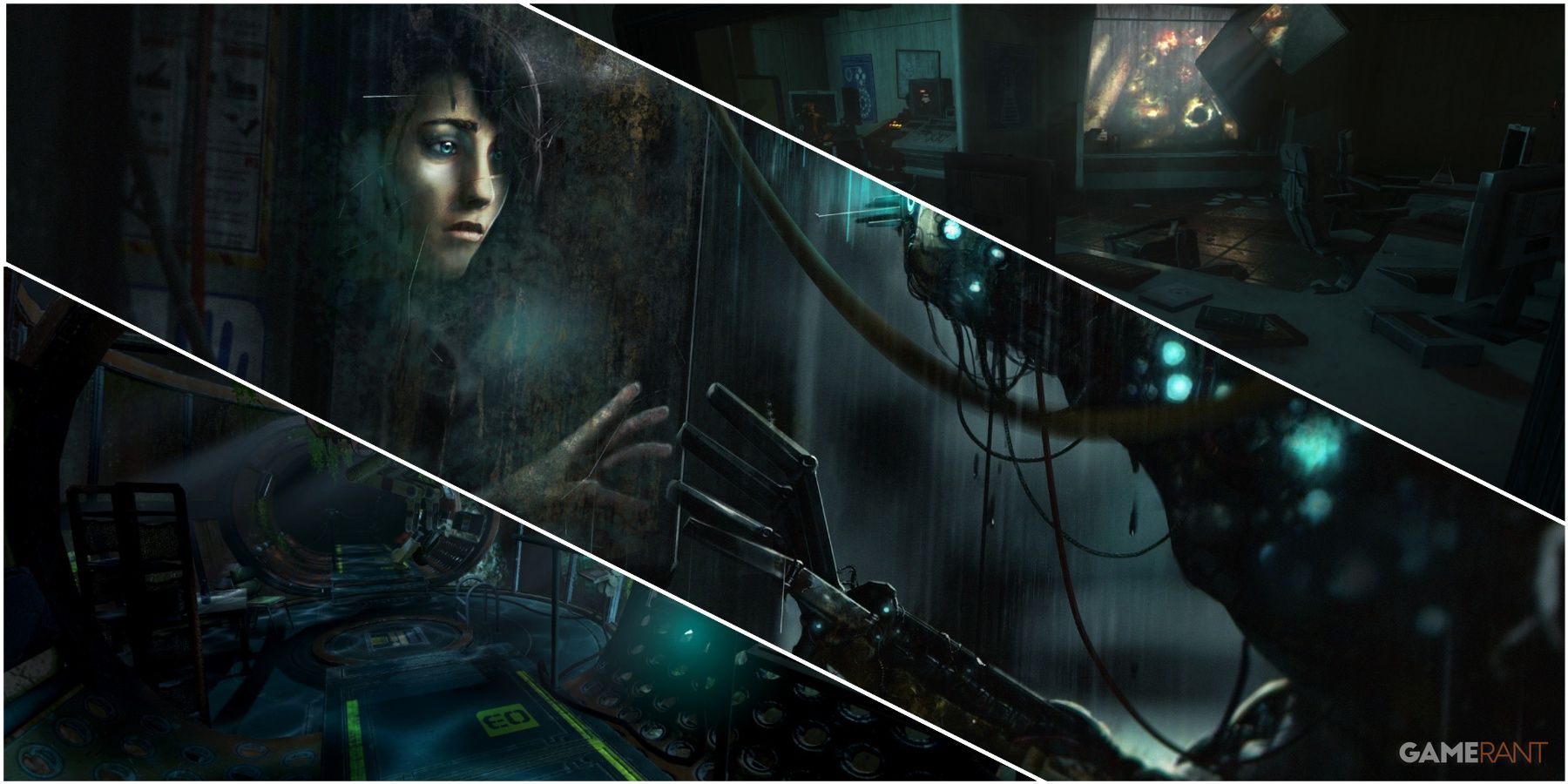 A Collage Showing Key Art & Key Frames From SOMA