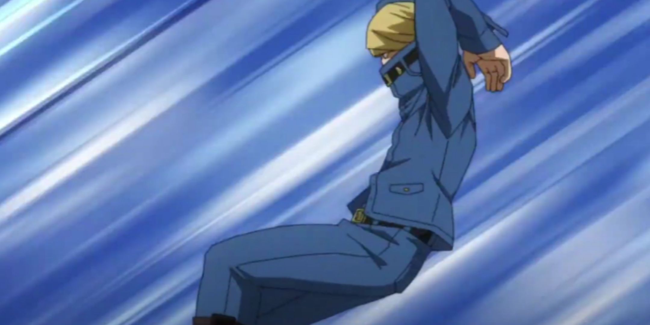 Best Jeanist is dashing in my hero academia.