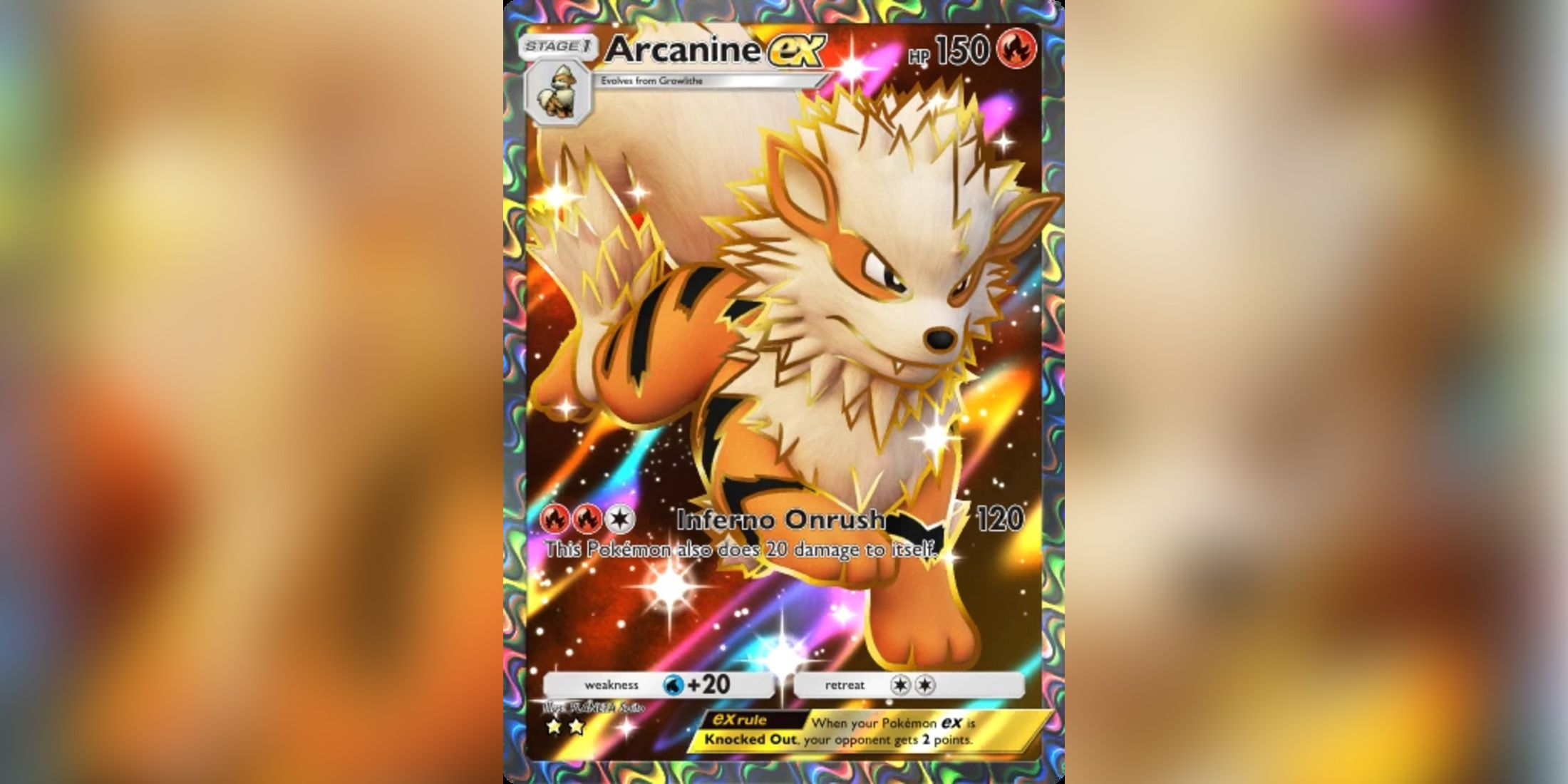 Pokemon TCG Pocket Arcanine EX