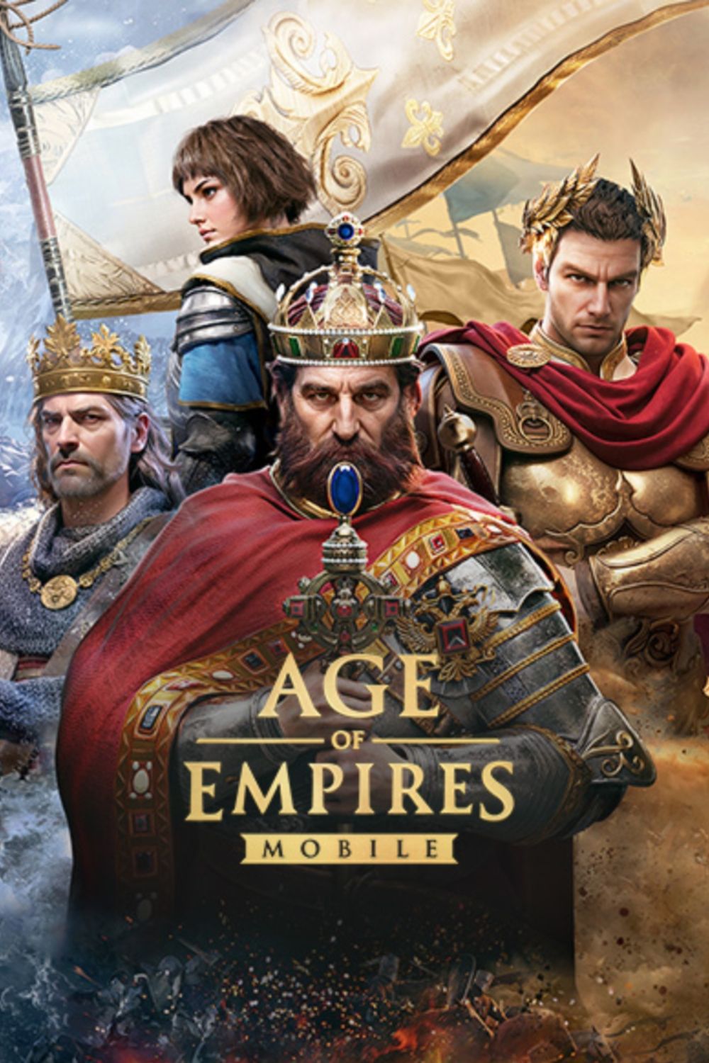 age of empires mobile video game cover art tag