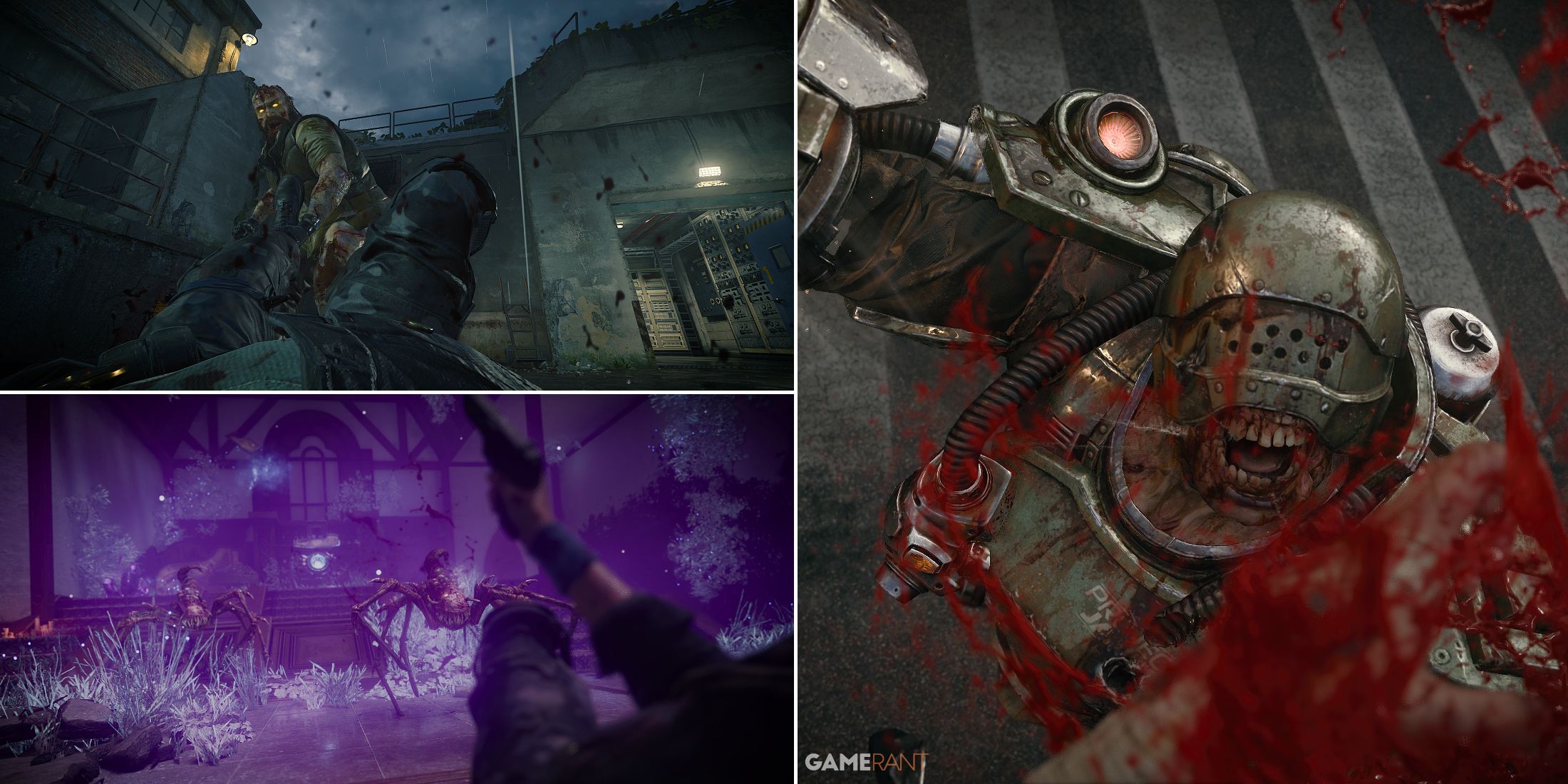 Split-image showcasing Black Ops 6 Zombies outros