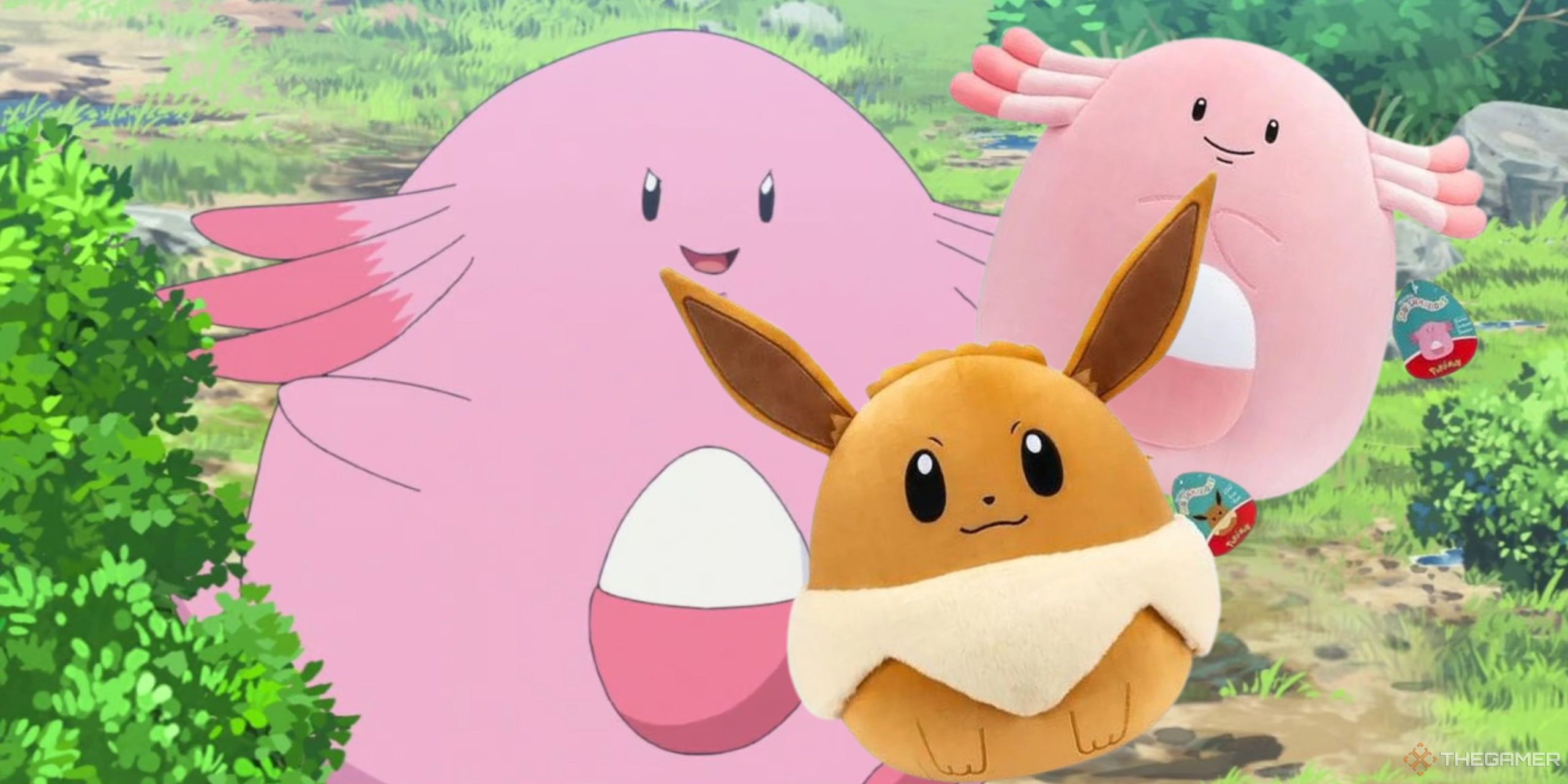 Pokemon's Next Two Squishmallows Are Eevee And Chansey