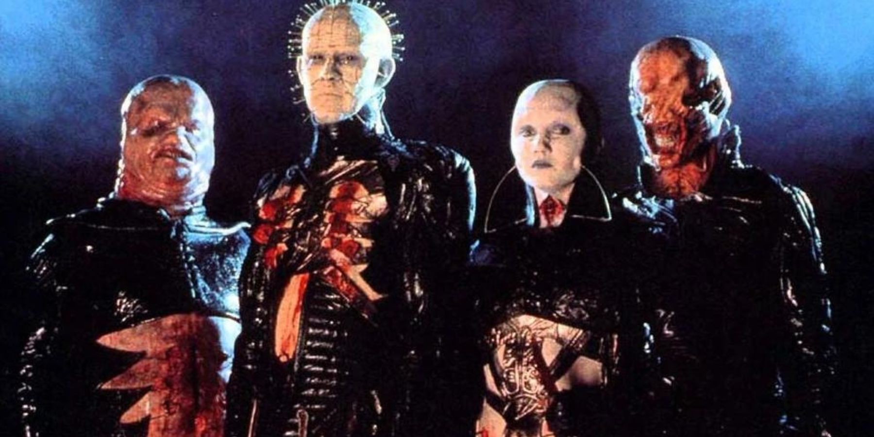 Hellbound: Hellraiser II (1988) Cenobites Pinhead Butterball Female Cenobite Chatterer