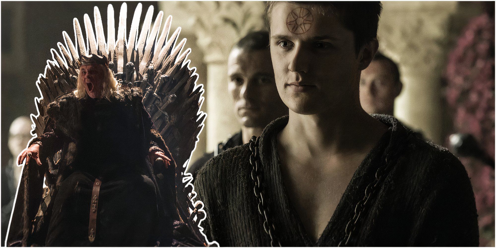 The Mad King and The Faith Militant in Game of Thrones.