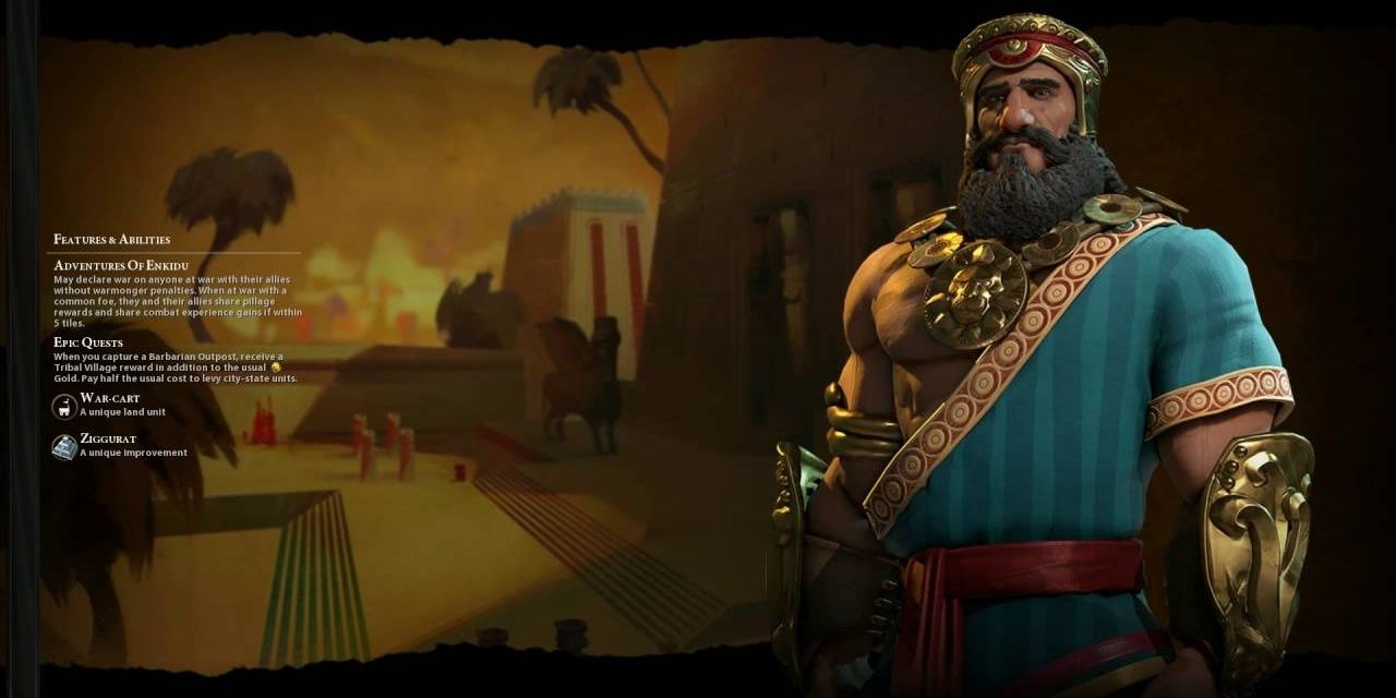 civilization 6 gilgamesh