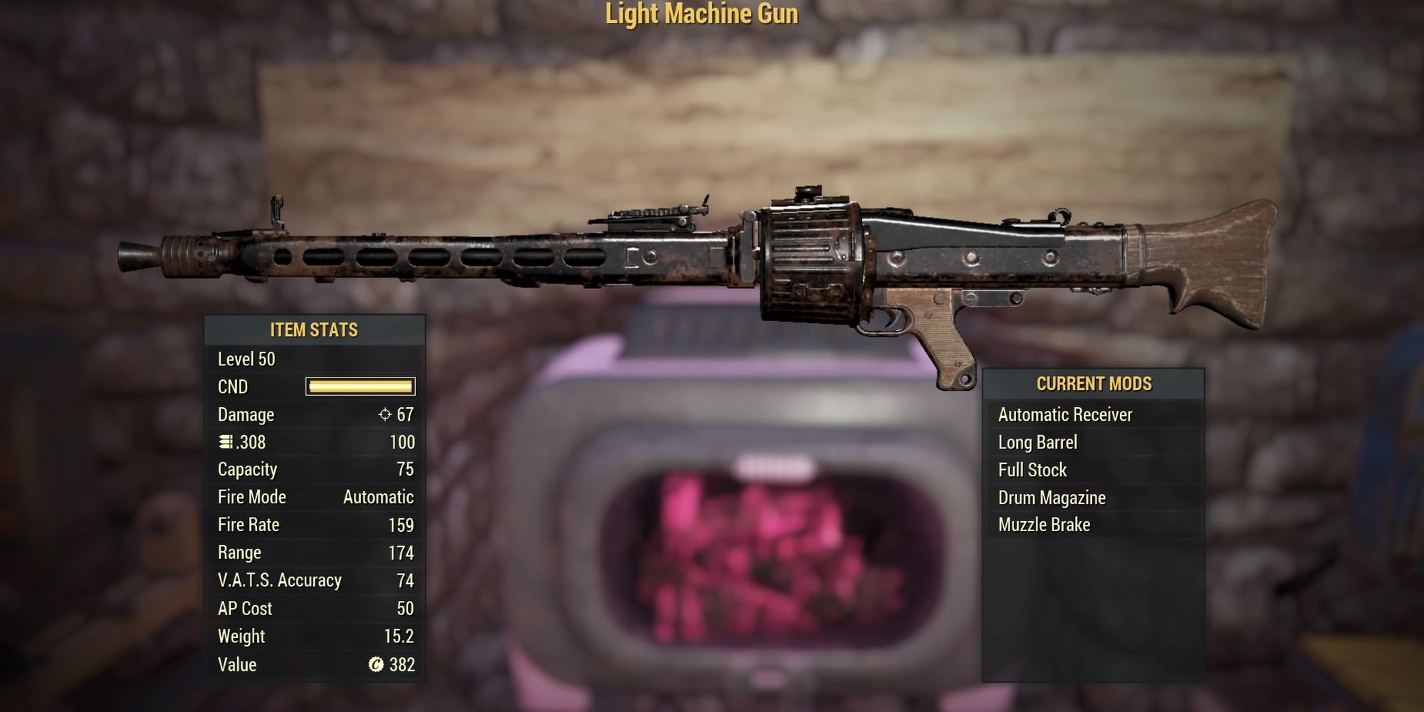 LMG in Fallout 76