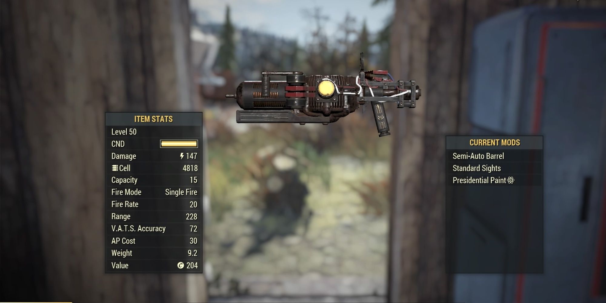 Tesla Rifle in Fallout 76