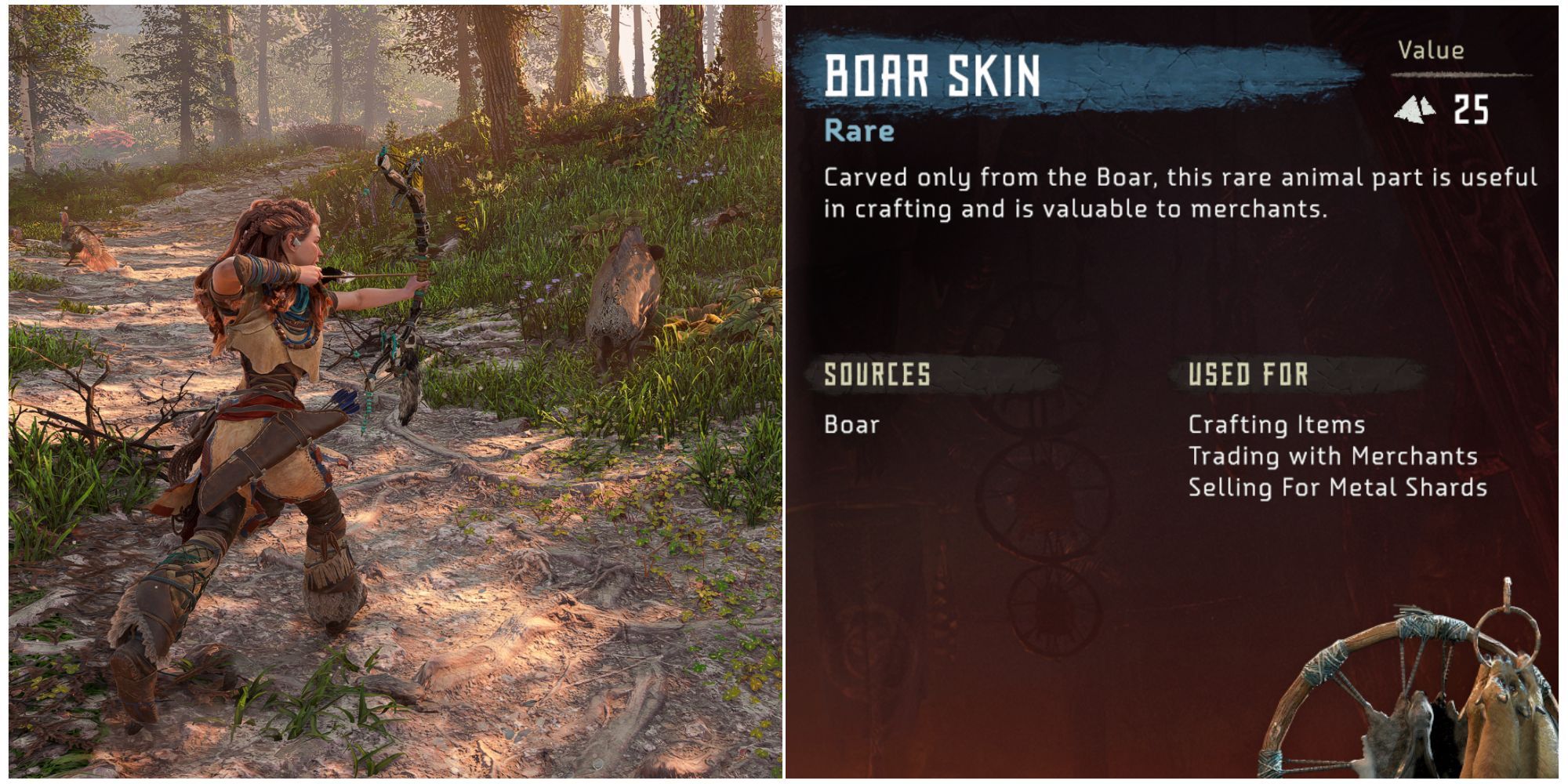 How to Get Boar Bone and Skin in Horizon Zero Dawn Remastered