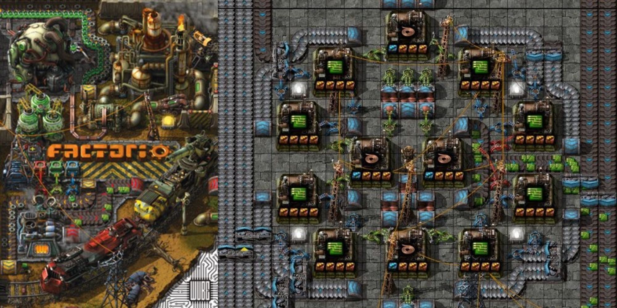 Factorio Modules Game cover and modules