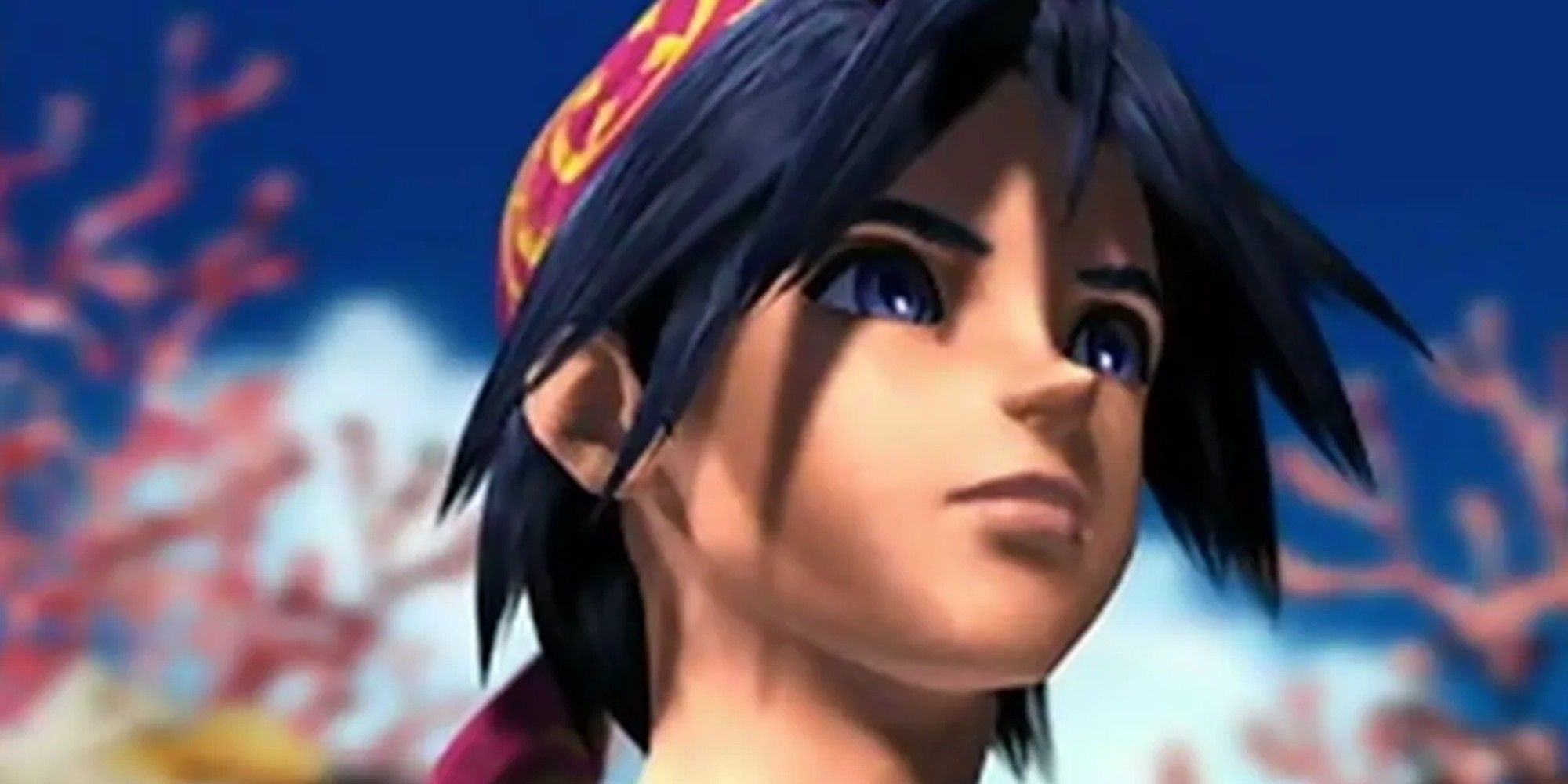 Close-up of Serge in Chrono Cross.