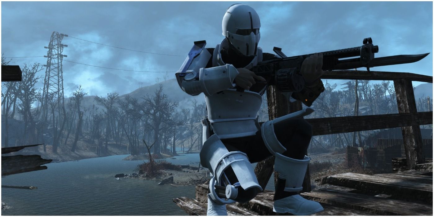 Crouching In Synth Armor In Fallout 4