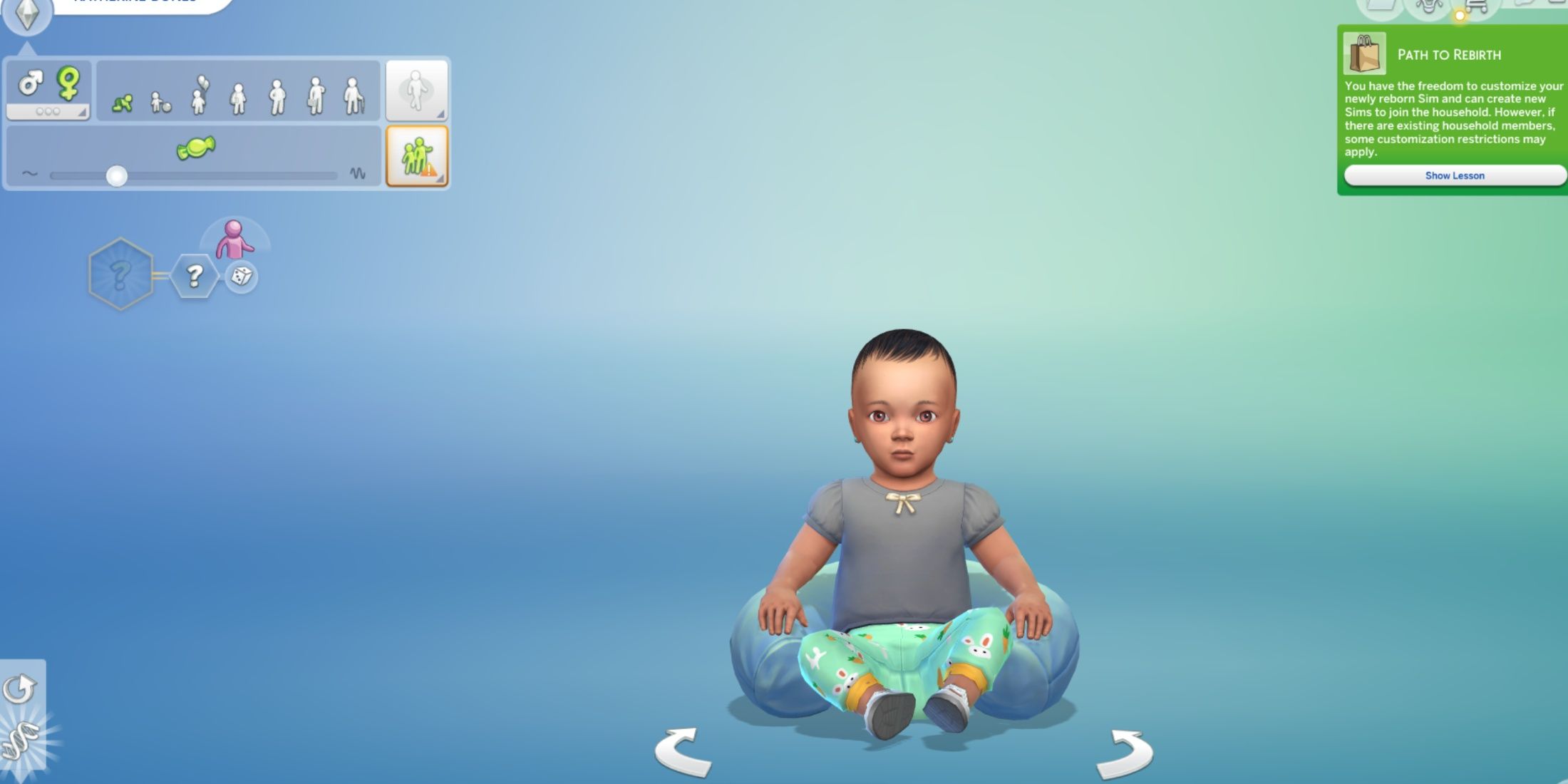 rebirth cas the sims 4