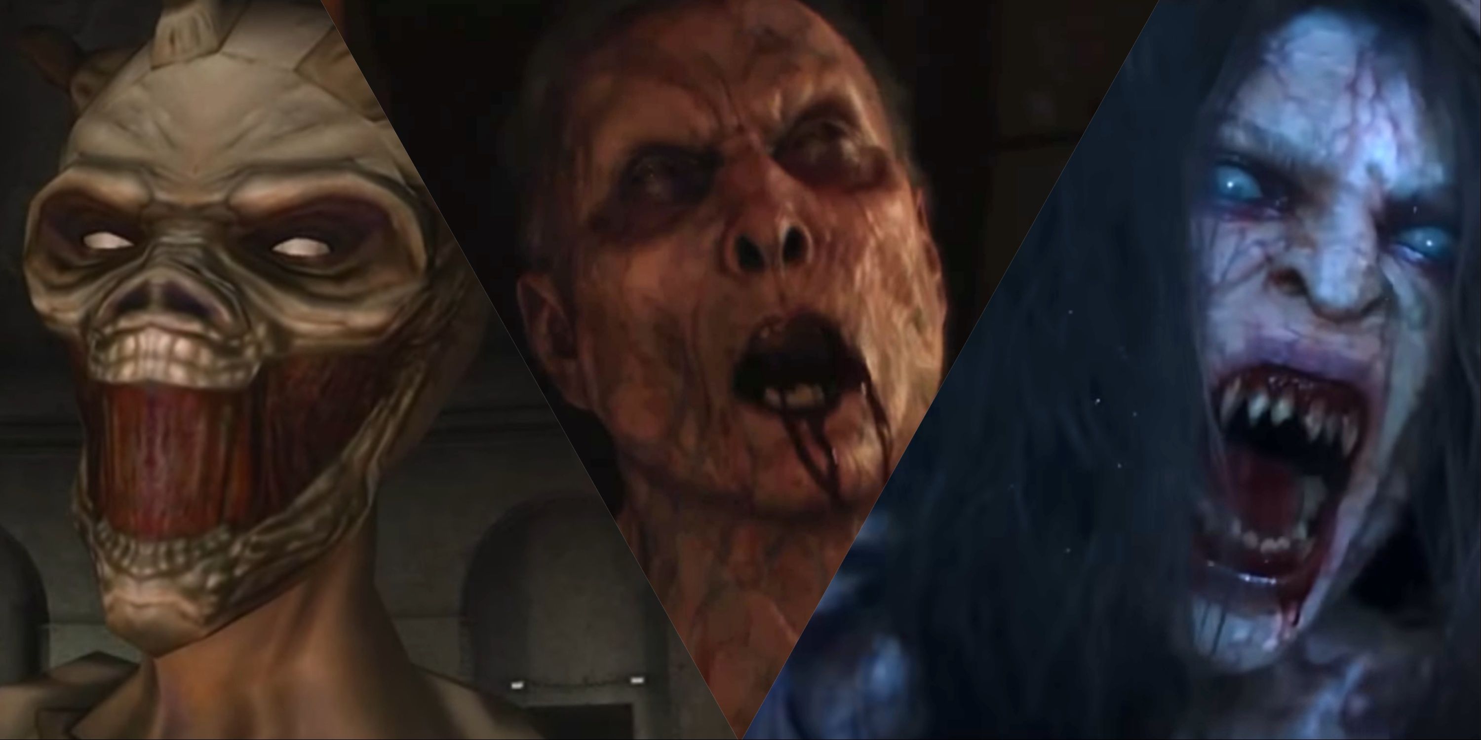 Split image of BloodRayne2, The Order 1886, and The Witcher 3