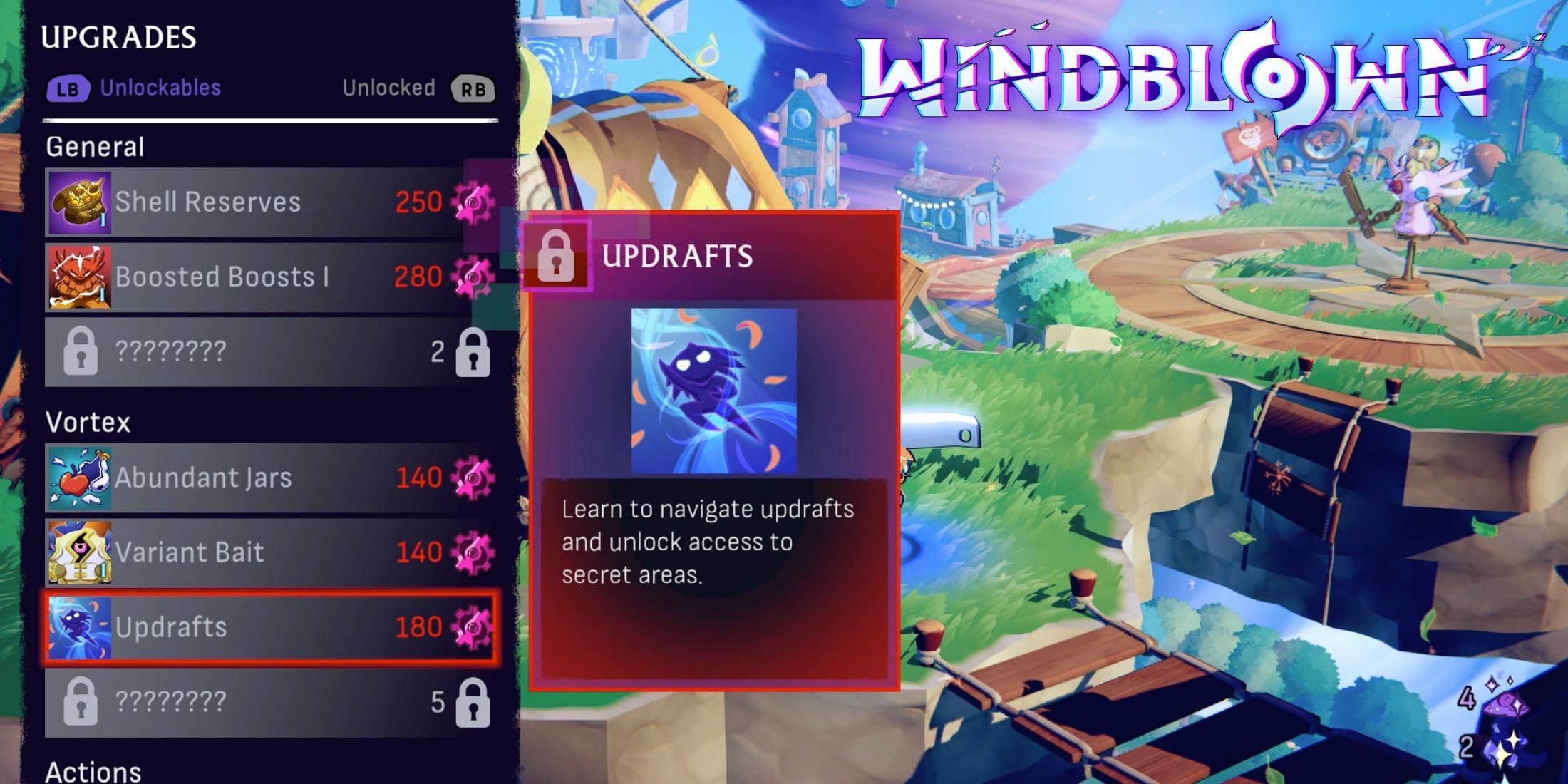 Windblown: All Vortex Upgrades Explained