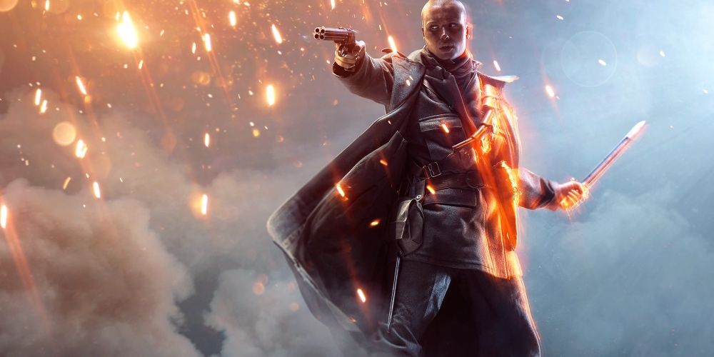 Aiming a gun in Battlefield 1