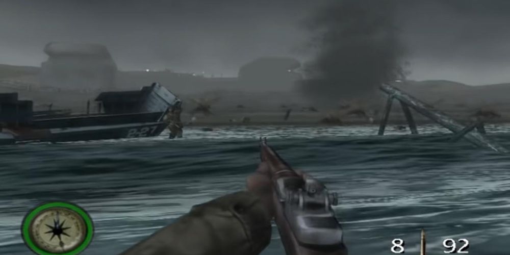 Storming the beaches in Medal of Honor: Frontline