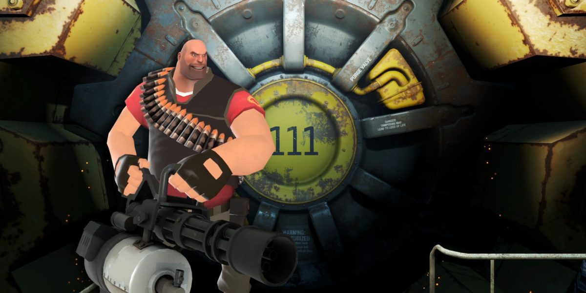 Fallout 4 Player Recreates Team Fortress 2's Heavy Using the Character Creator