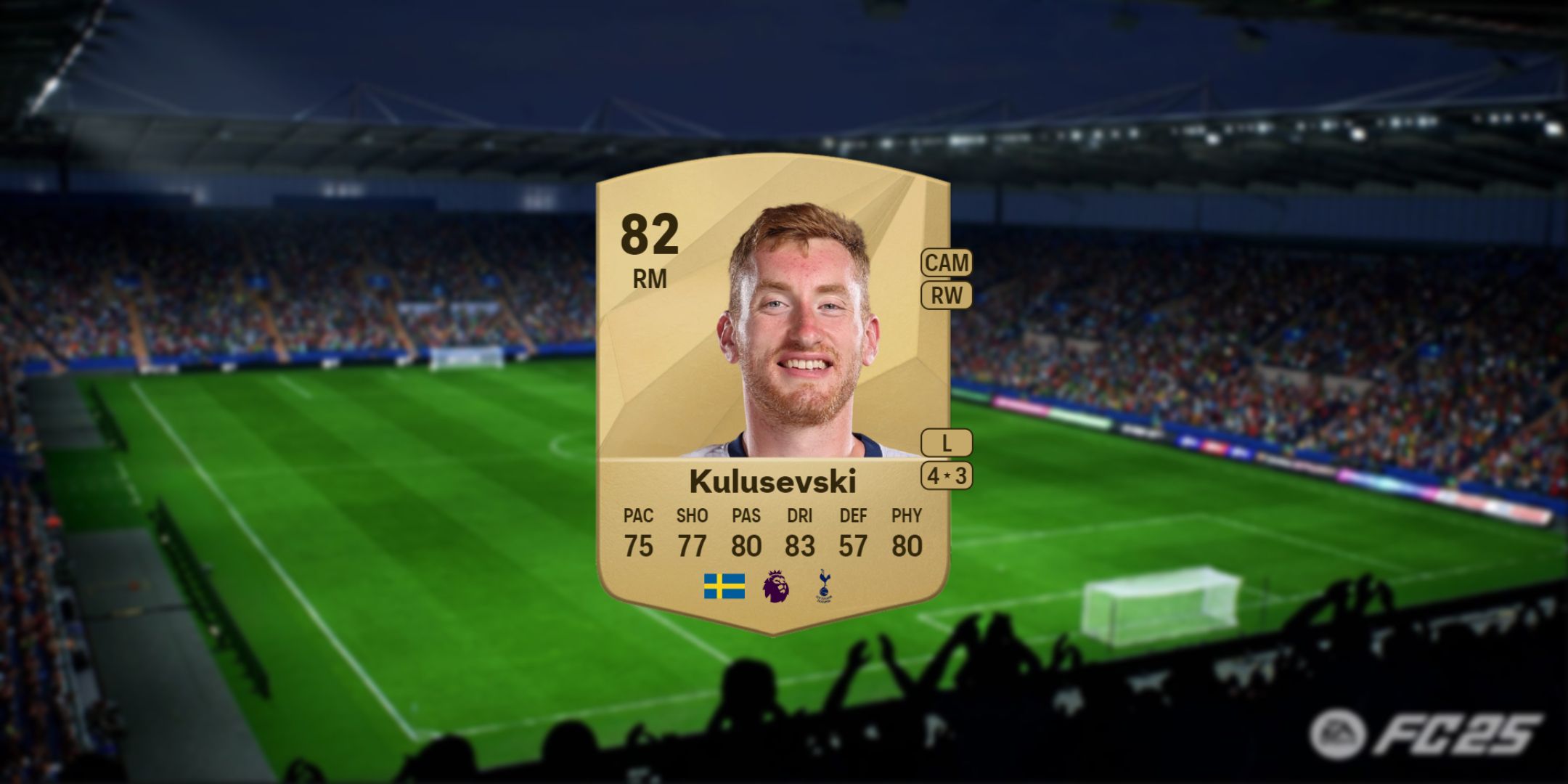 Dejan Kulusevski in EA Sports FC 25.