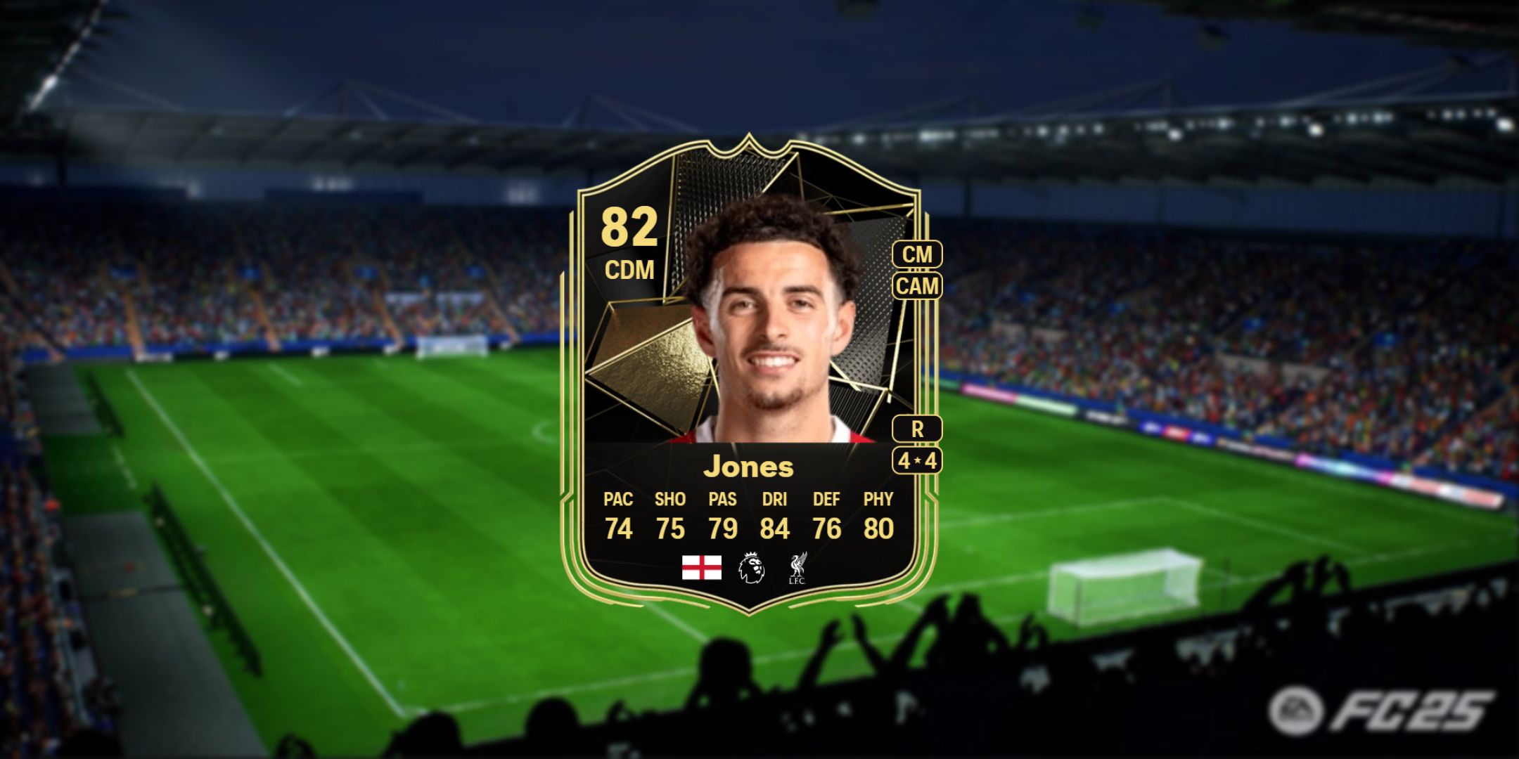 Curtis Jones in EA Sports FC 25.